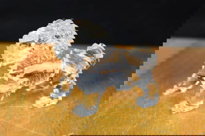 Hand carved crystal figure