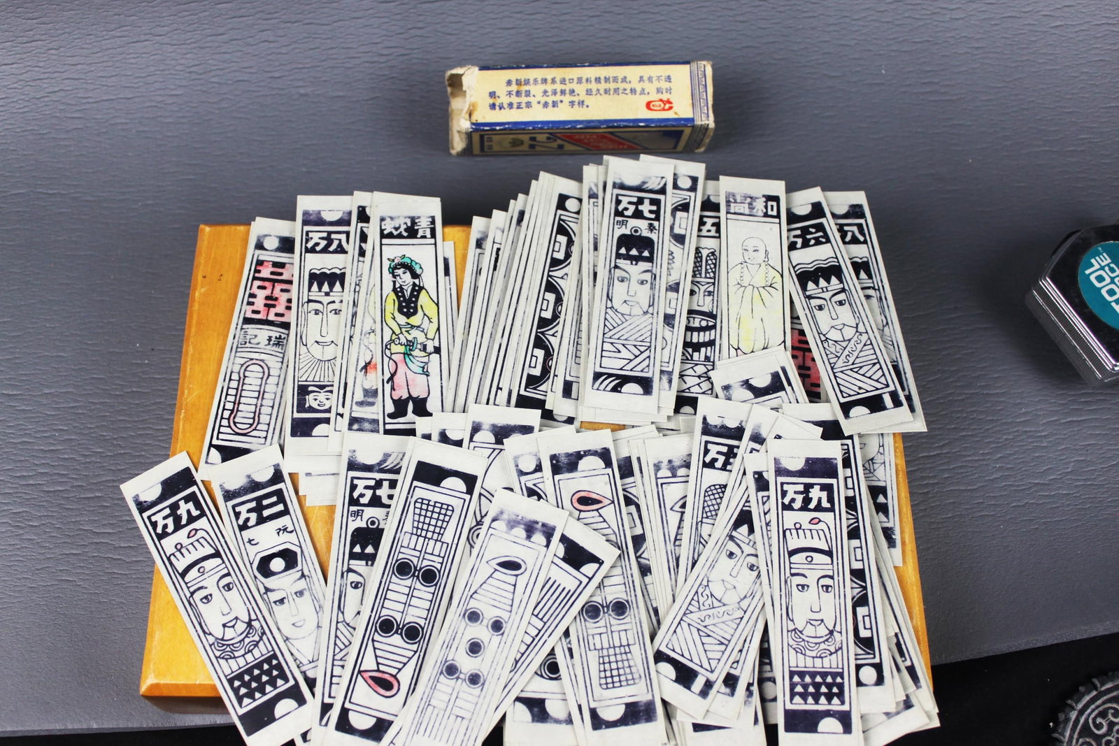 Vintage Chinese Playing Cards (116 cards): 4’'x1'' 116 pieces