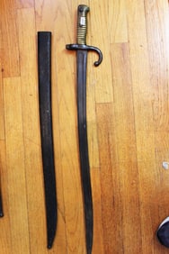 1873 French Chassepot Yataghan Sword Bayonet