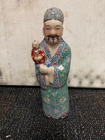 Chinese porcelain figures of immortal
