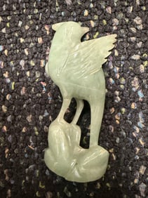 Hand carved Chinese Jade -bird's shape