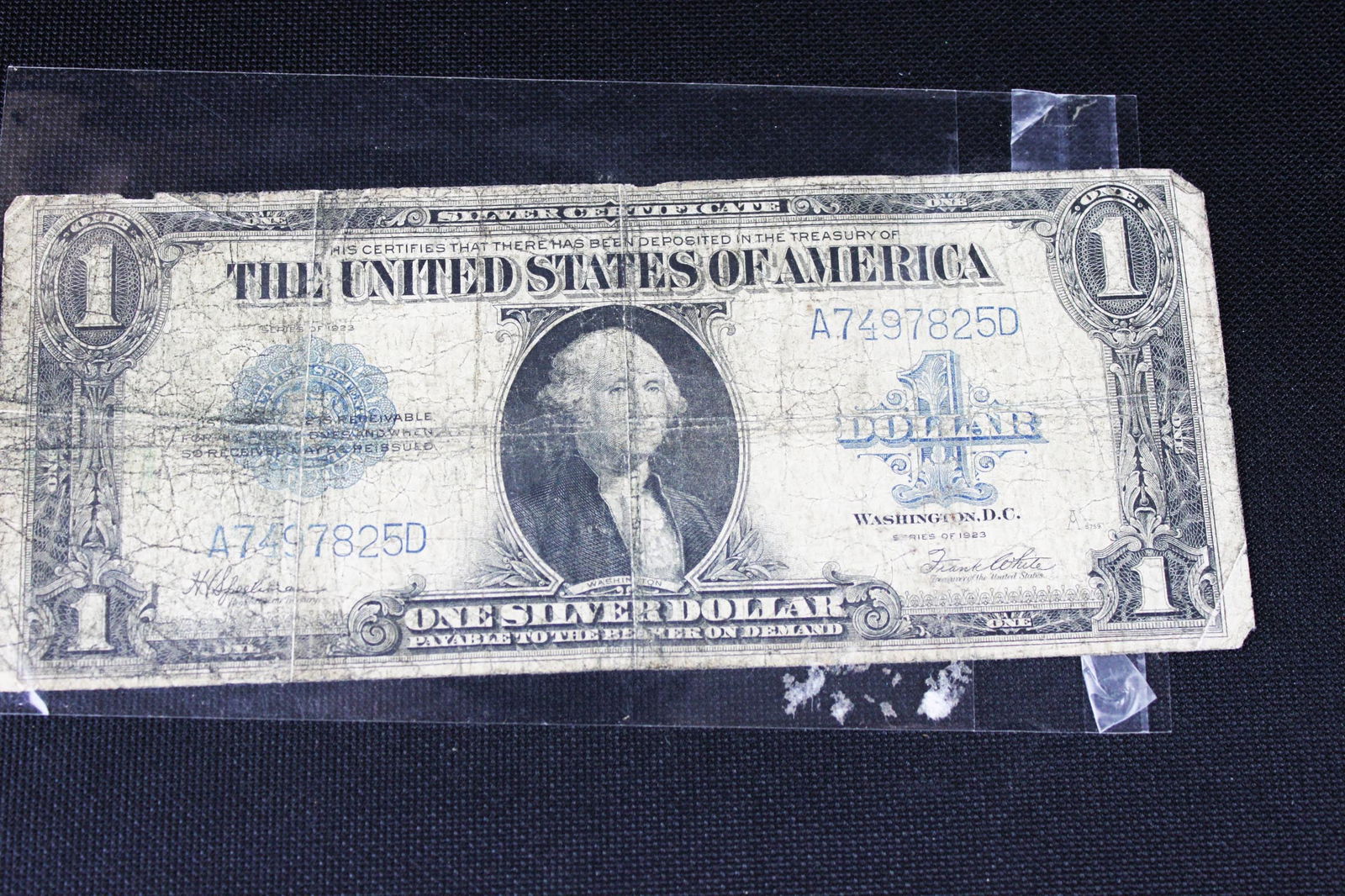 1923 One Dollar Silver Certificate – Large Note (1 of 2)