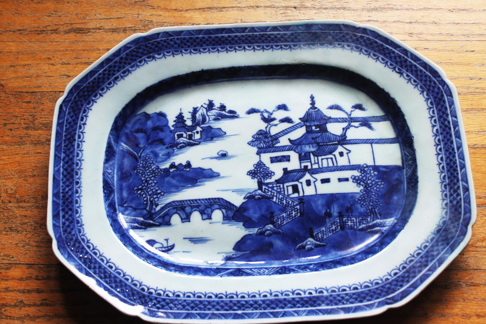 Chinese Blue&White porcelain plate (1 of 7)
