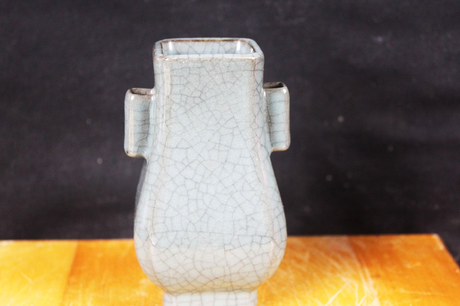 Antique Chinese Celadon Crackleware Vase (1 of 6)