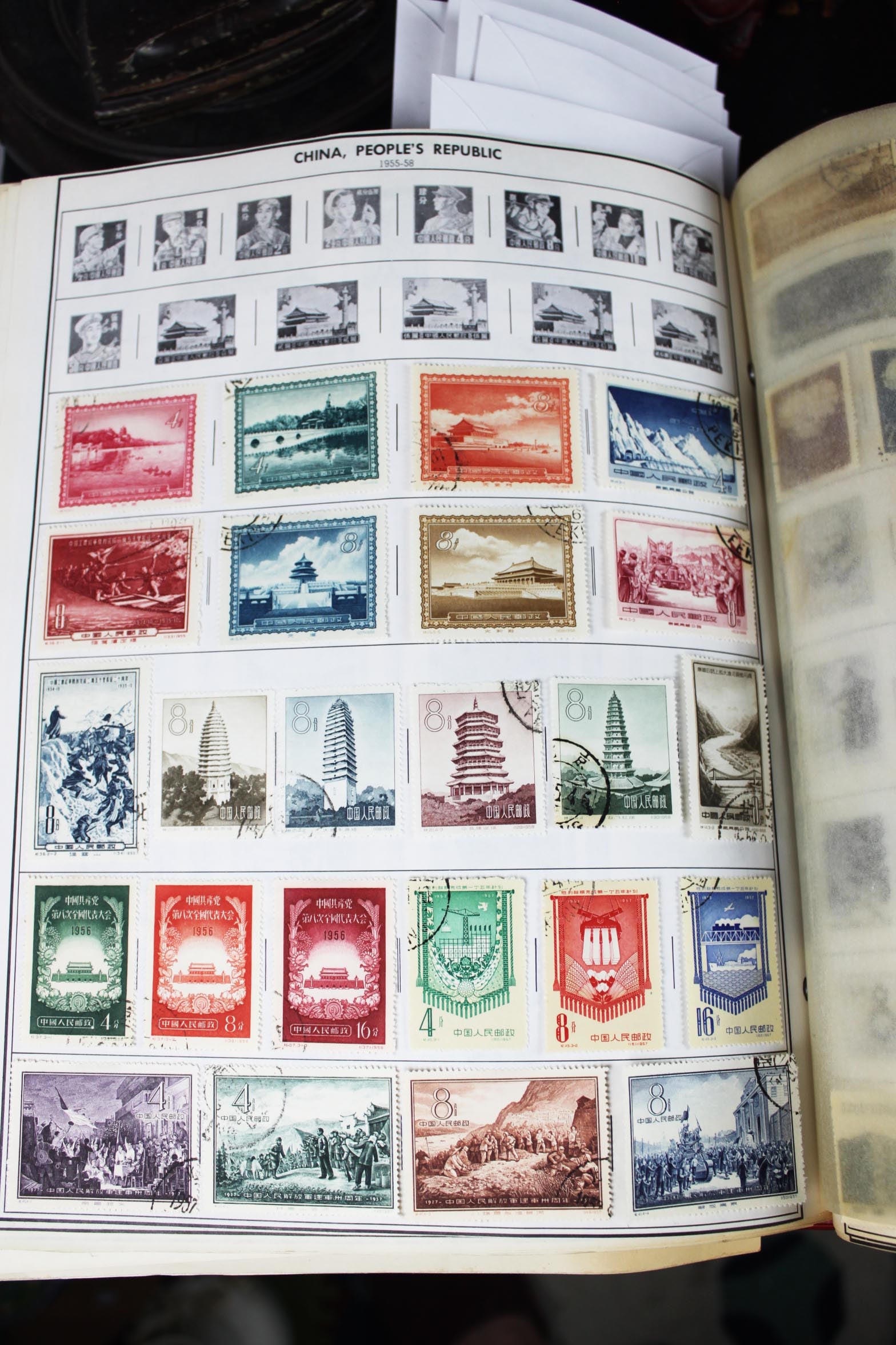 Variety Chinese Stamps 1955-1958 (24 total) (1 of 1)