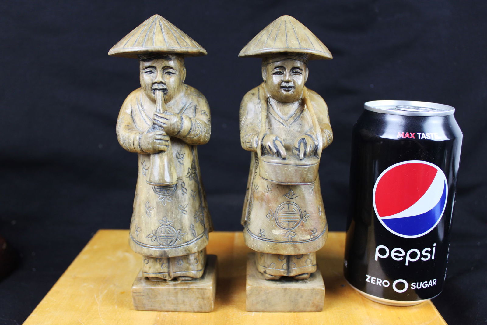 A Pair Hand Carved Statue (1 of 12)