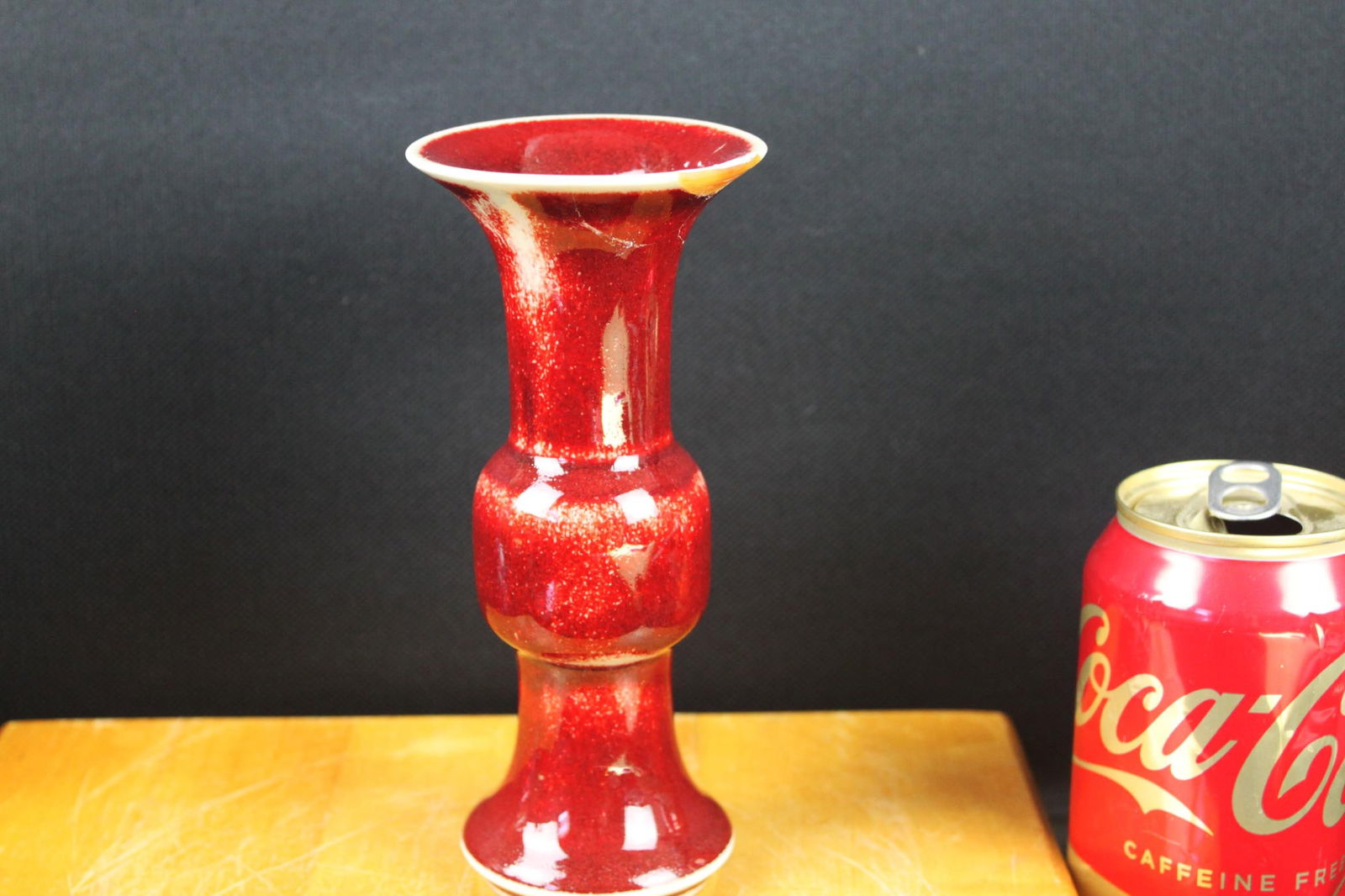 Chinese Oxblood “Sang de Boeuf?? Glazed Vase – Double Gourd Form (1 of 4)