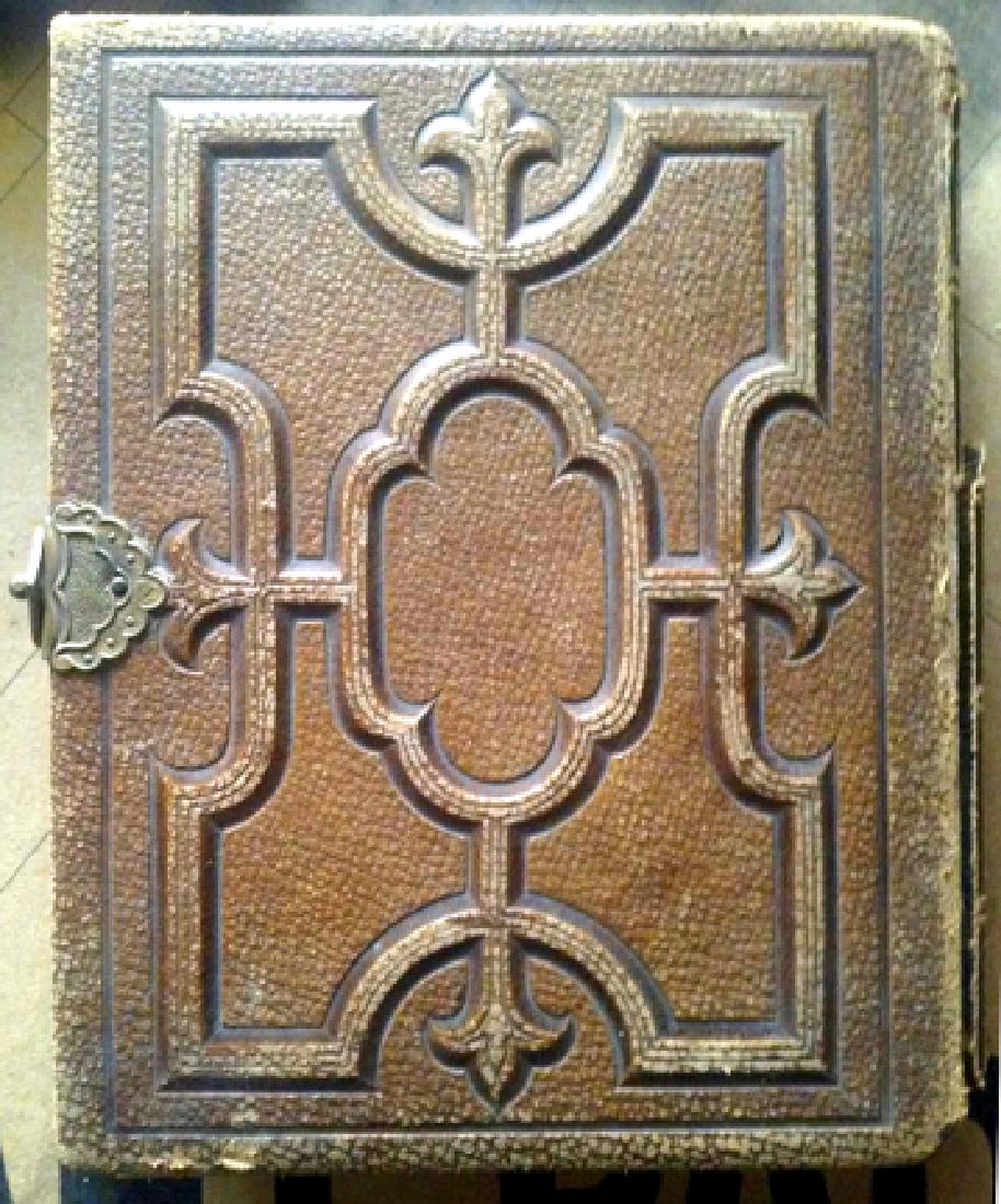 CIVIL WAR ERA CARTES DE VISITE PHOTO ALBUM CASE (1 of 6)