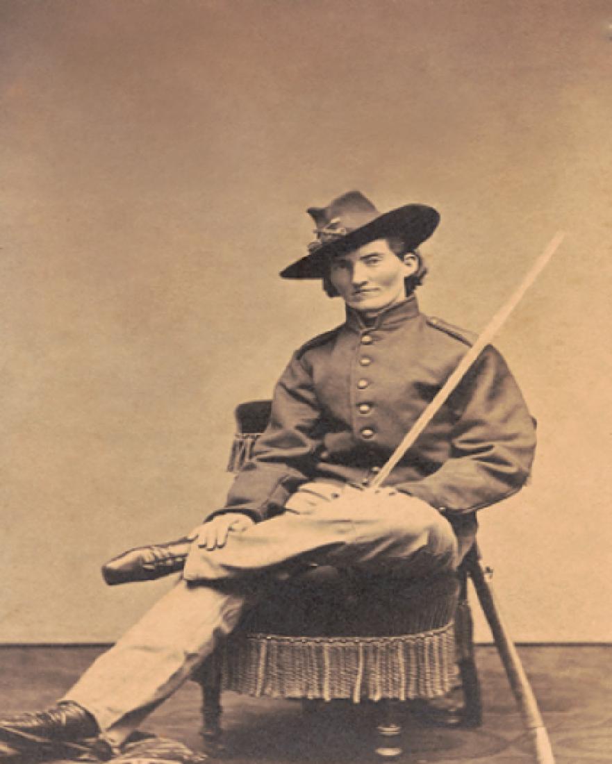 FRANCES CLAYTON, CIVIL WAR CO. 1, HEAVY ARTILLERY: ARTIST/SOURCE: SAMUEL MASURY CATALOGUE #: 00505 MEDIUM: PUBLISHED CONTEMPORARY PHOTO-LITHOGRAPH, WITH EXTENSIVE RESTORATION; AFTER MASURY'S ORIGINAL ALBUMEN PRINT. DATE/PERIOD: 1865 (Of the original).