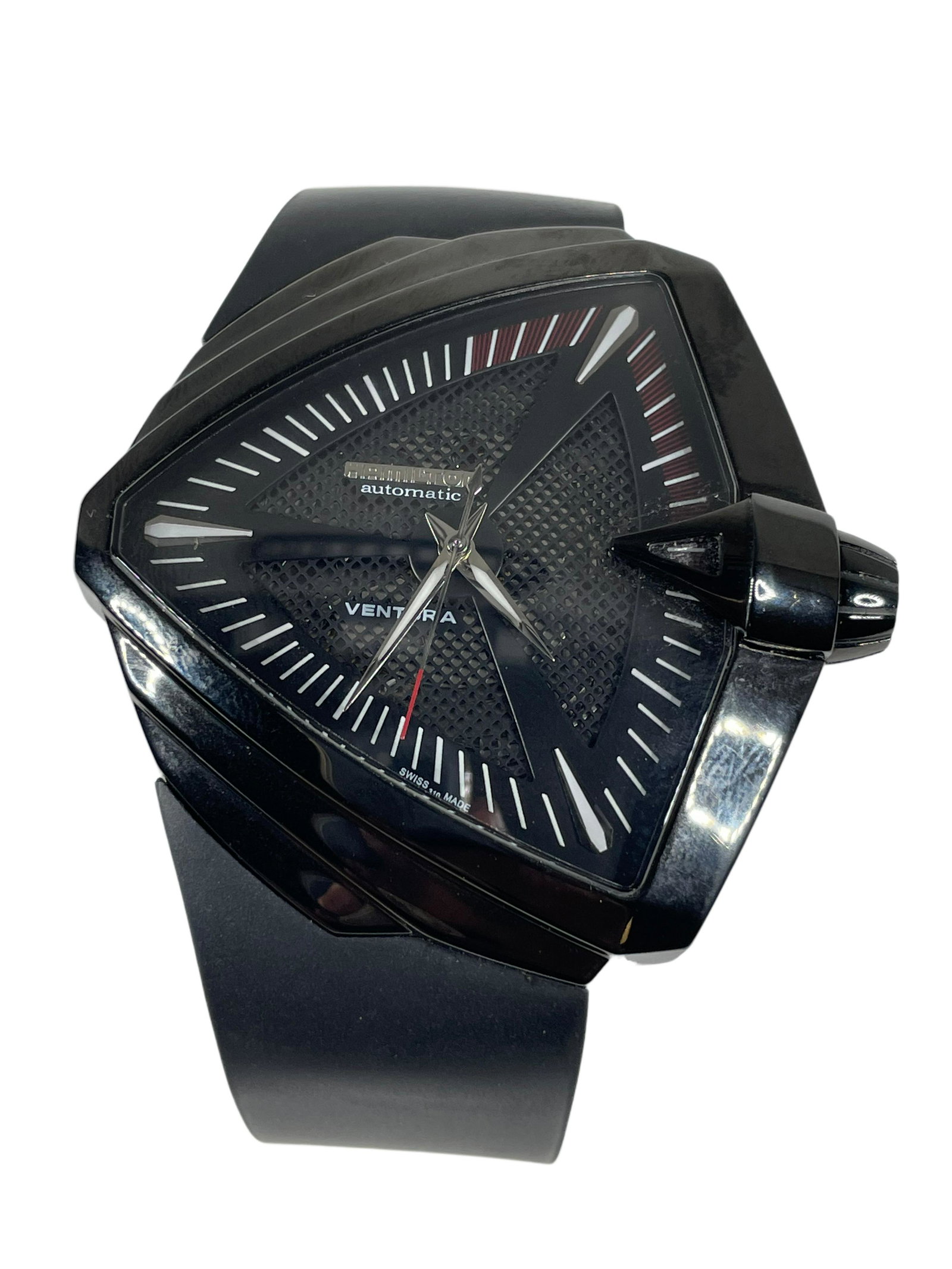 Hamilton Ventura XXL Elvis 75th Anni. Watch: Hamilton Ventura XXL Elvis 75th Anni. Watch Reference H246150. Automatic. No Box or Papers. Watch is Working