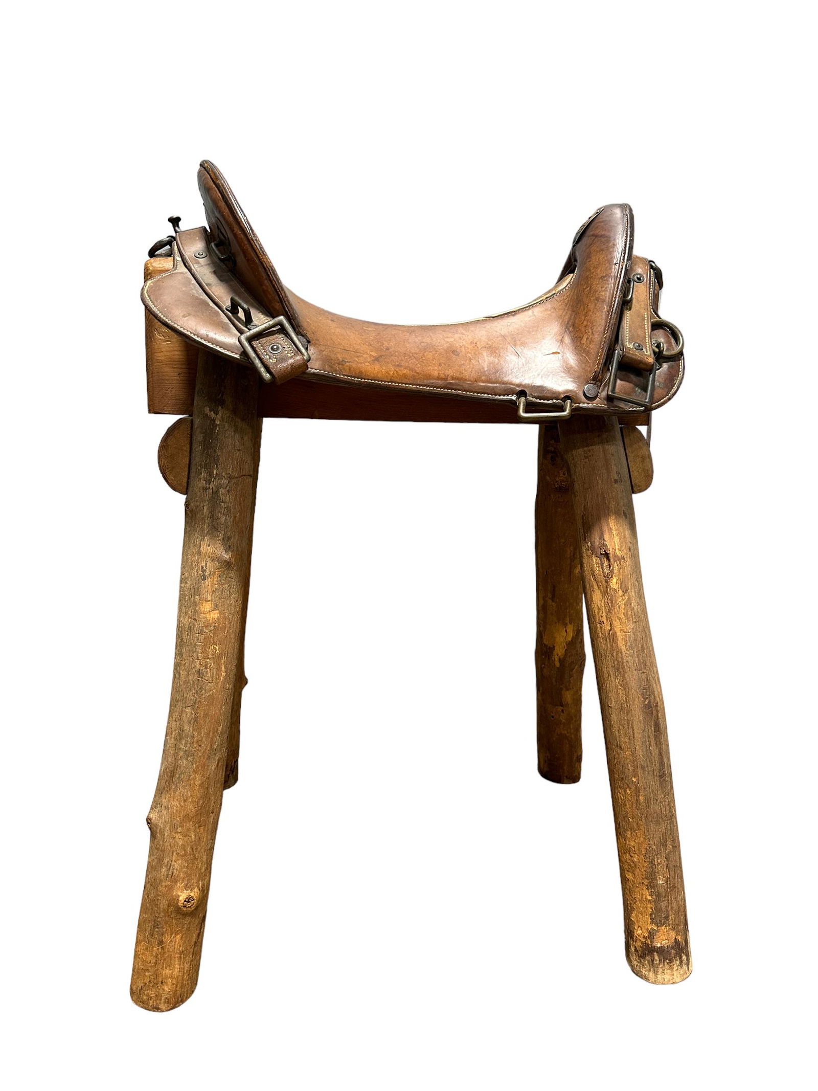 Antique McClellan Saddle & Saddle Horse (1 of 6)