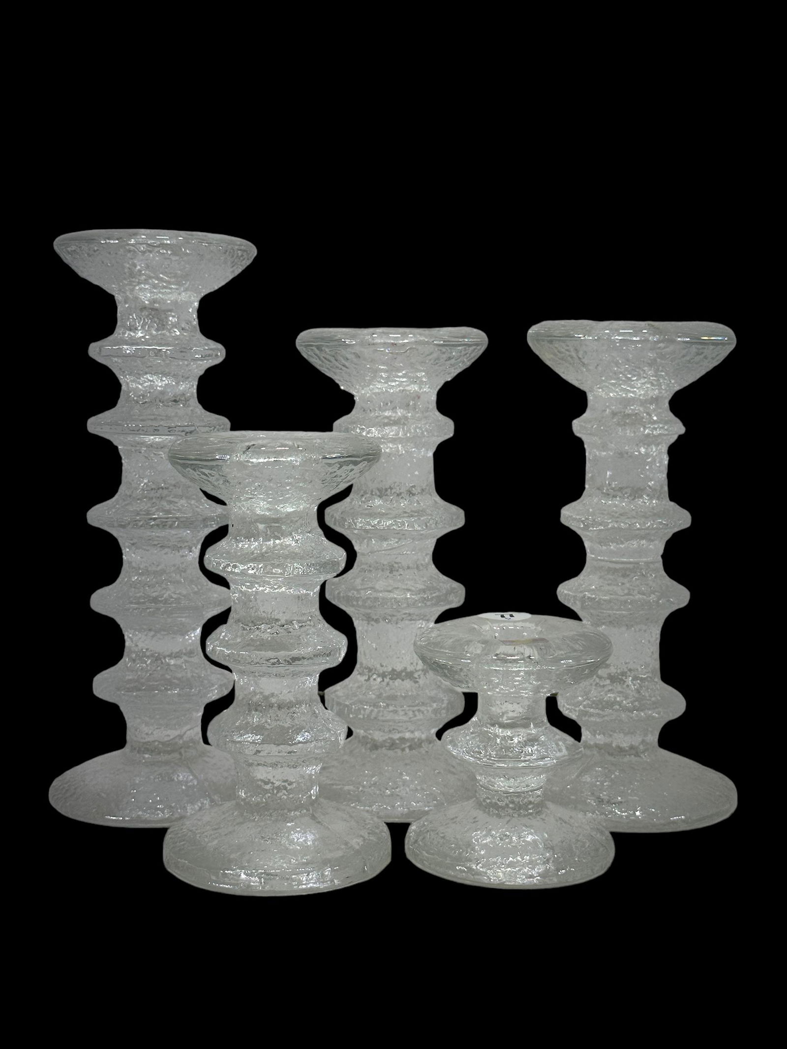 Lot of 5 Timo Sarpaneva Iittala Candlesticks (1 of 4)