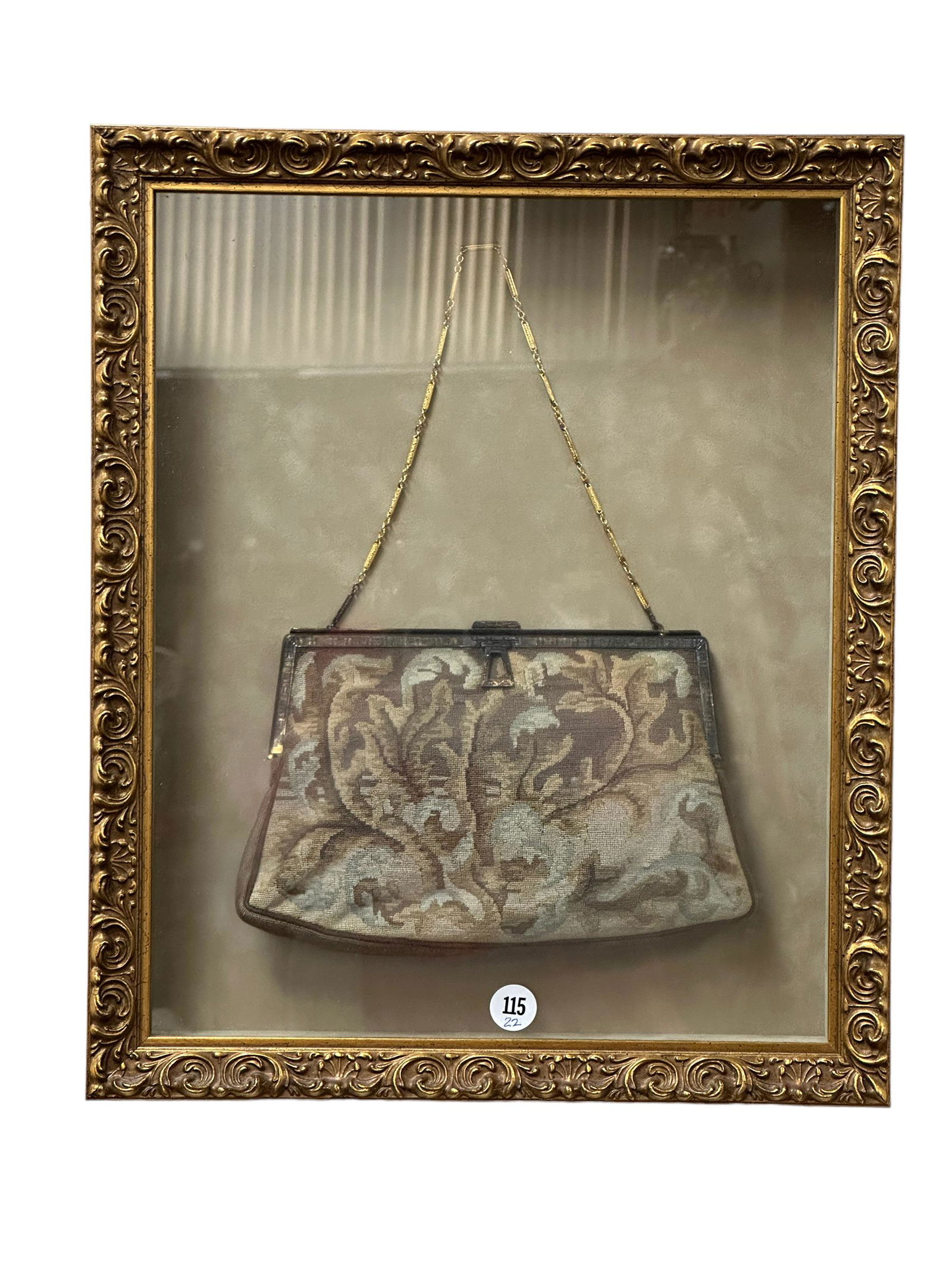 Vintage Framed Needlepoint Purse (1 of 3)