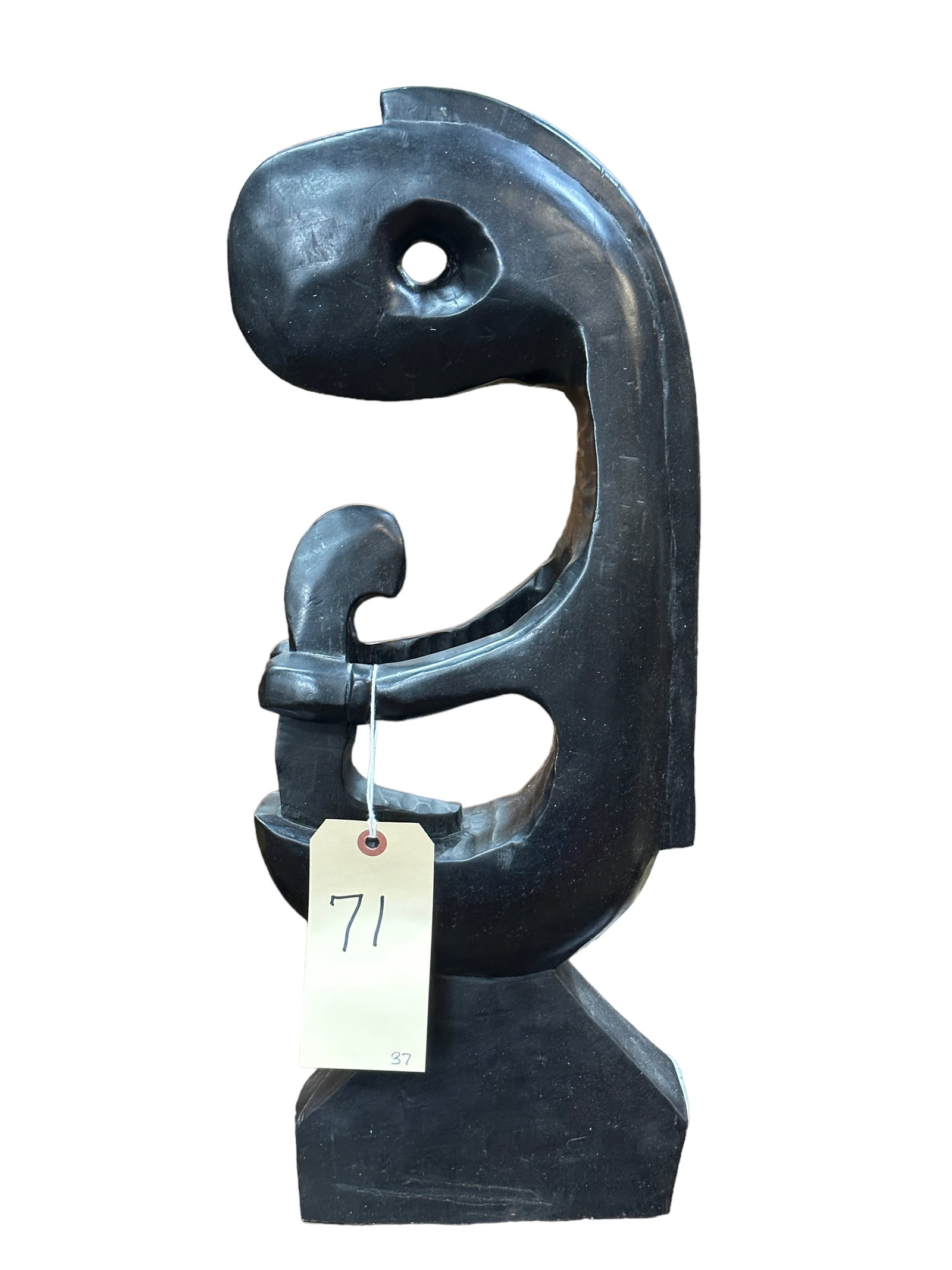 Carved Wooden Ghana Statue (1 of 3)