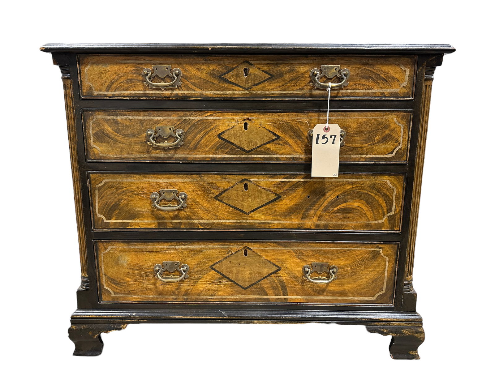 Faux Painted Baker Chest (1 of 5)