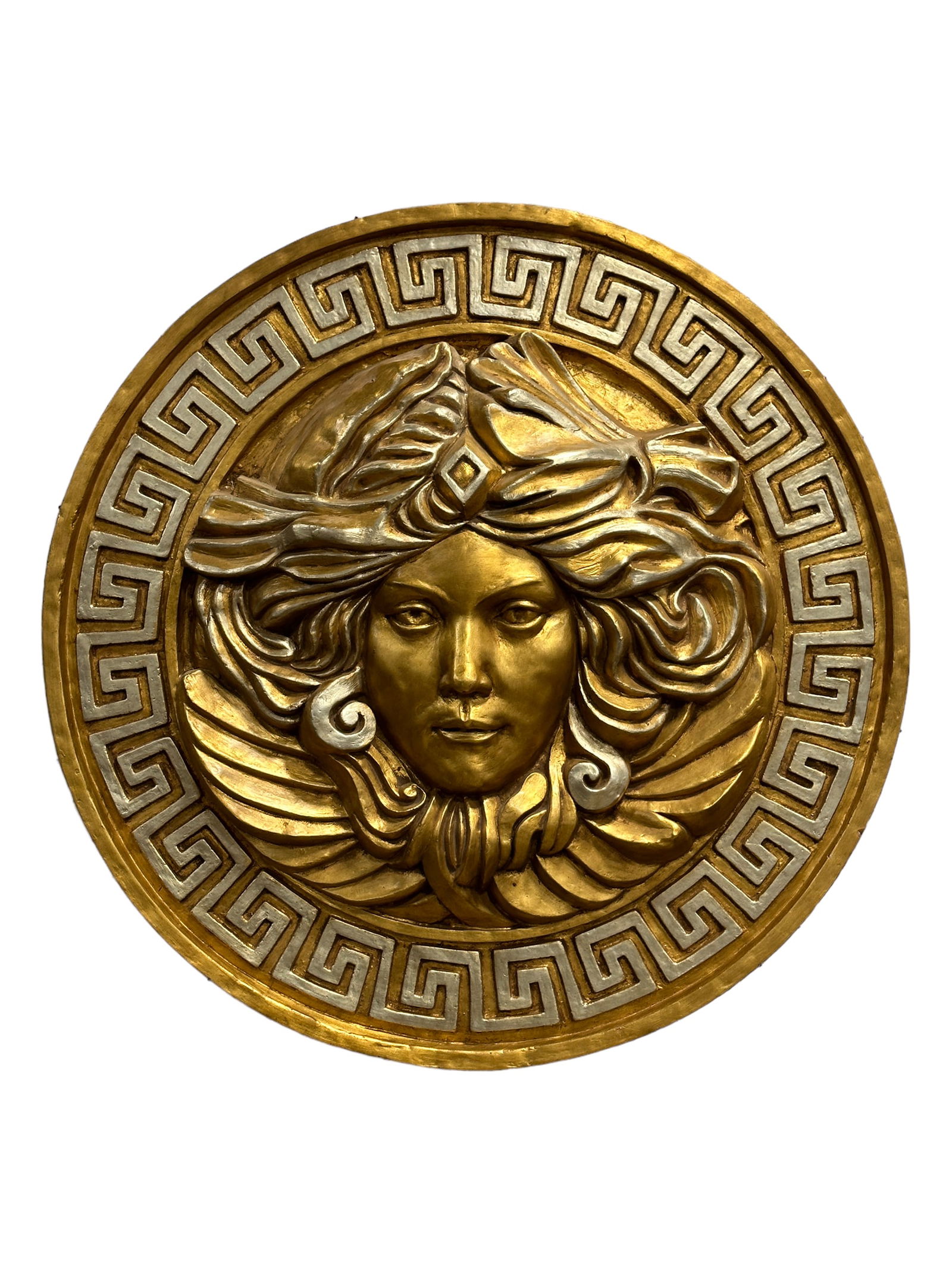 Large Composite Versace Style Wall Medallion (1 of 3)