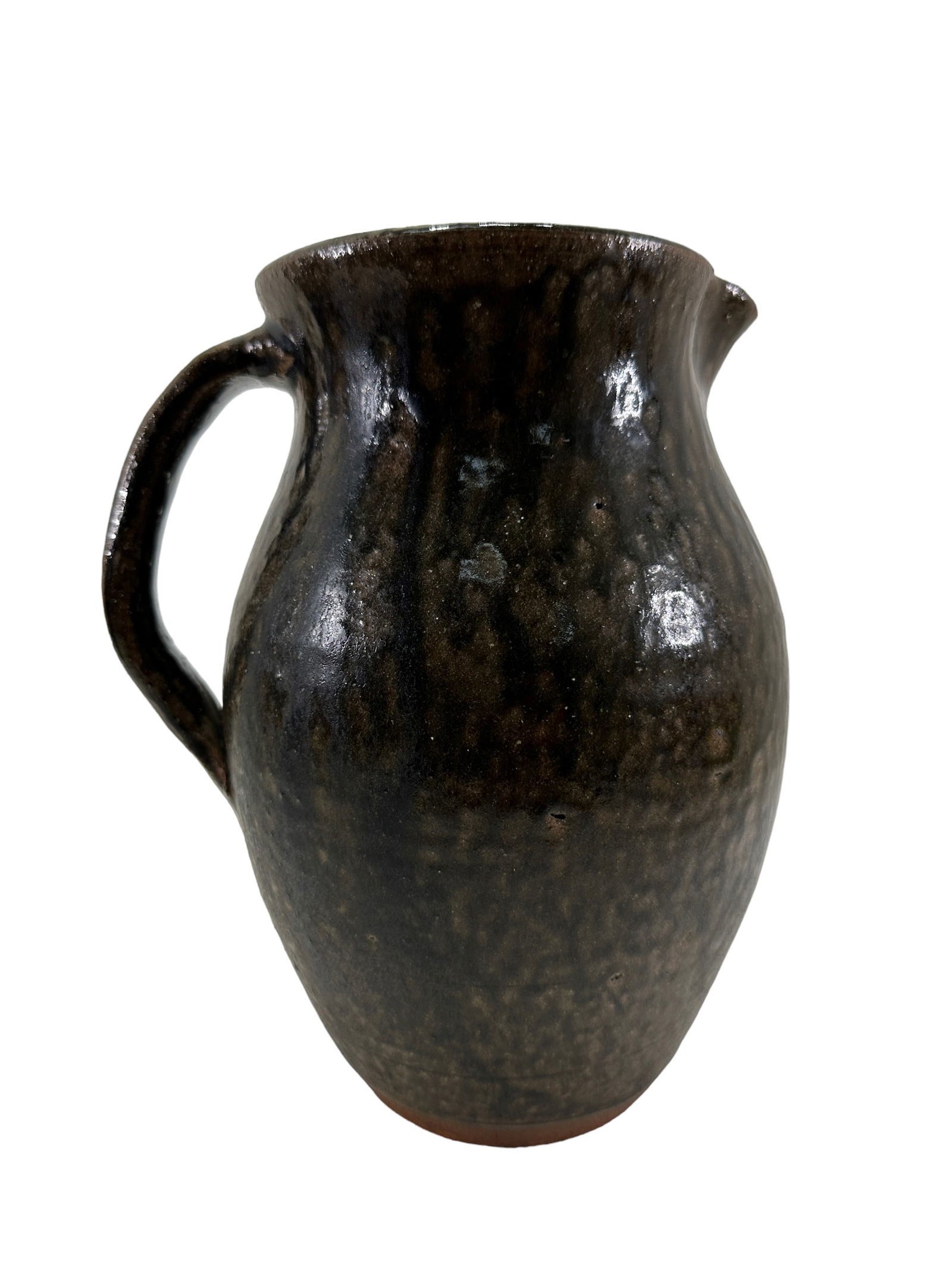 Signed 1988 Clete & Billie Meaders Pottery Pitcher (1 of 4)