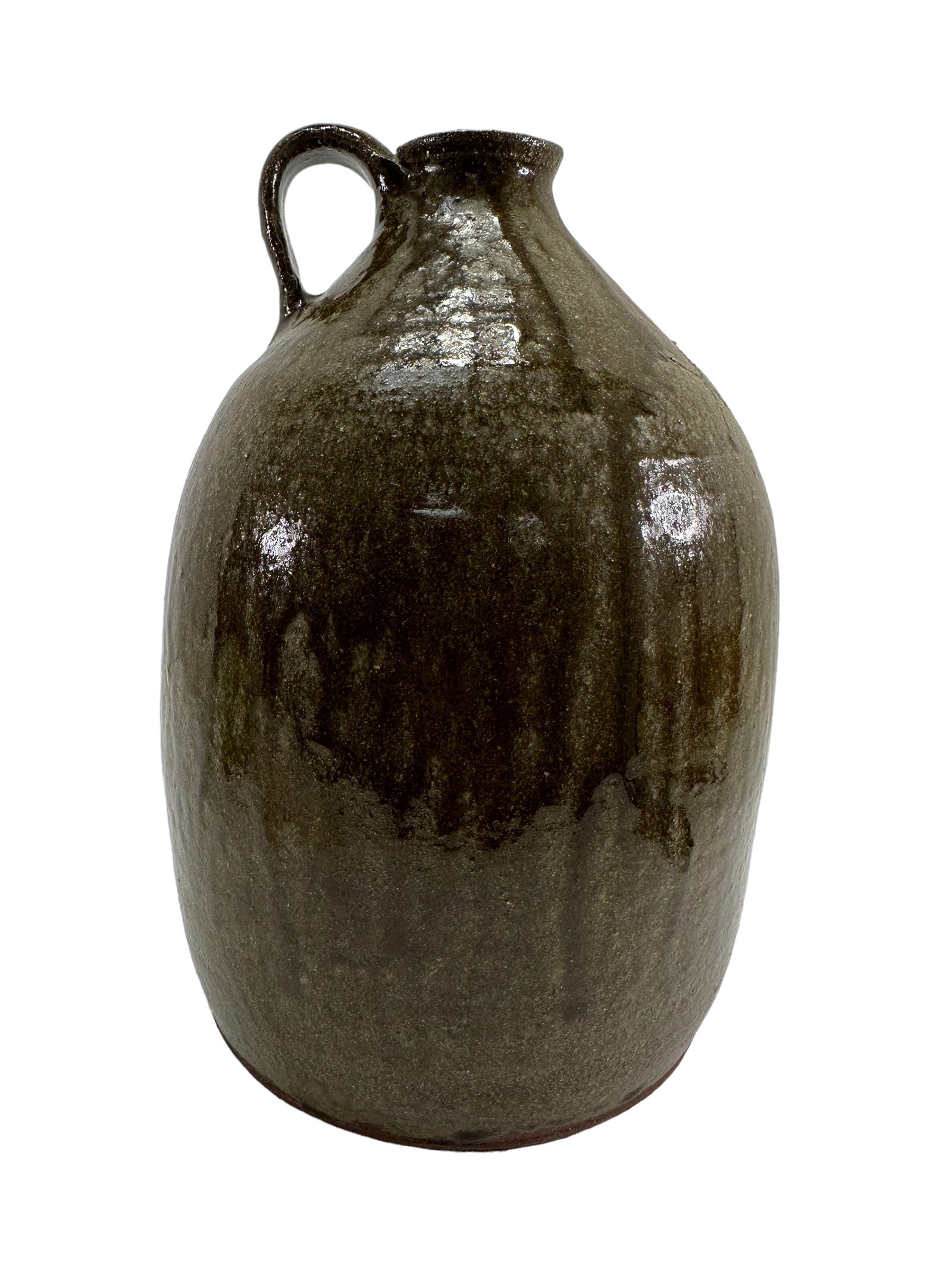 Signed John Cofer Pottery Jug (1 of 5)