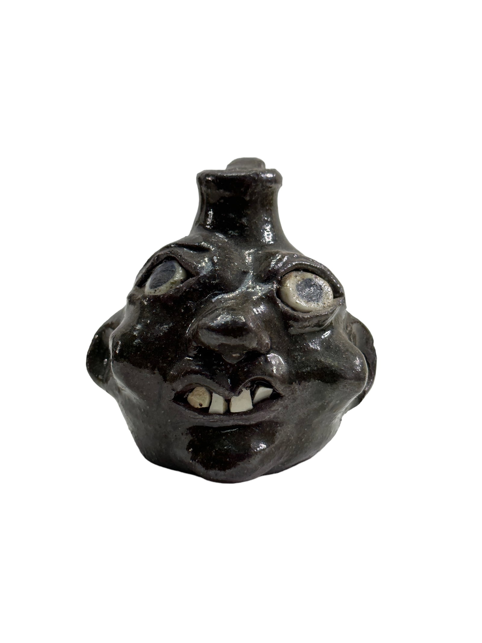 Signed Grace Nell Hewell Face Jug (1 of 5)