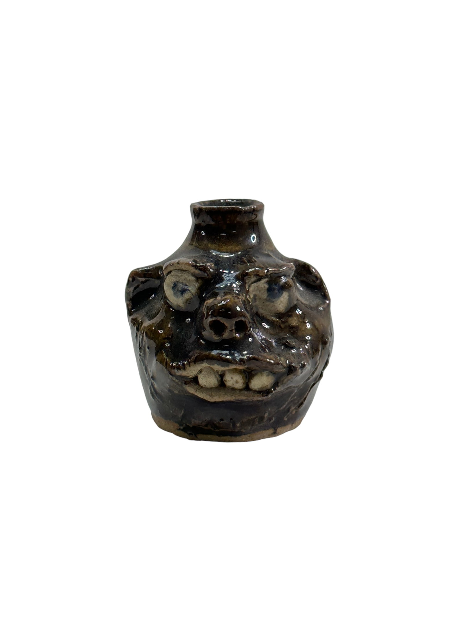 Signed Mini Marie Rogers Face Jug (1 of 4)