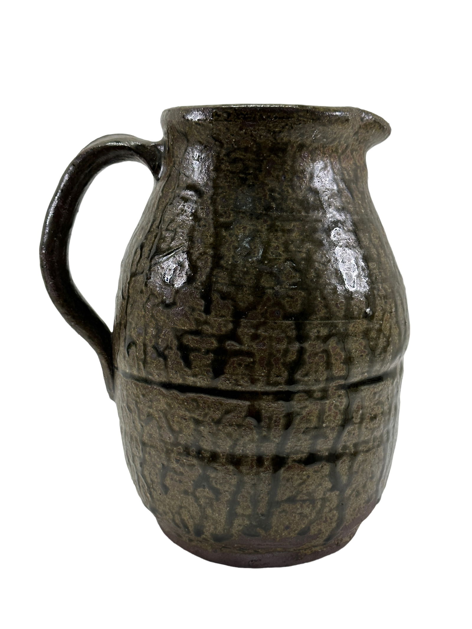 Signed Grace Nell Hewell Pottery Pitcher (1 of 4)