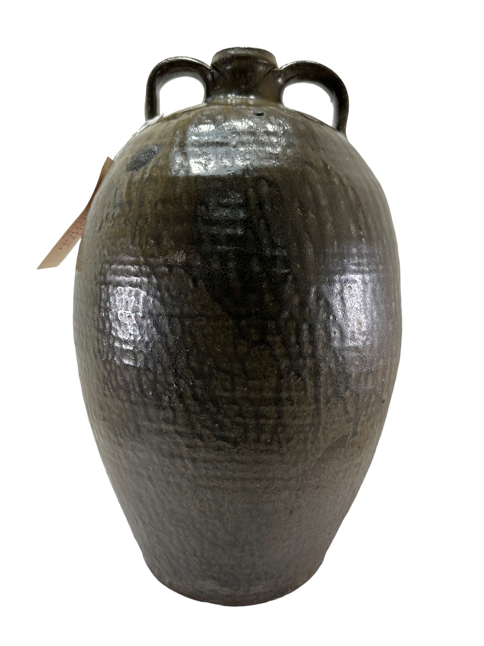 Large Double Handle Pottery Jug (1 of 4)