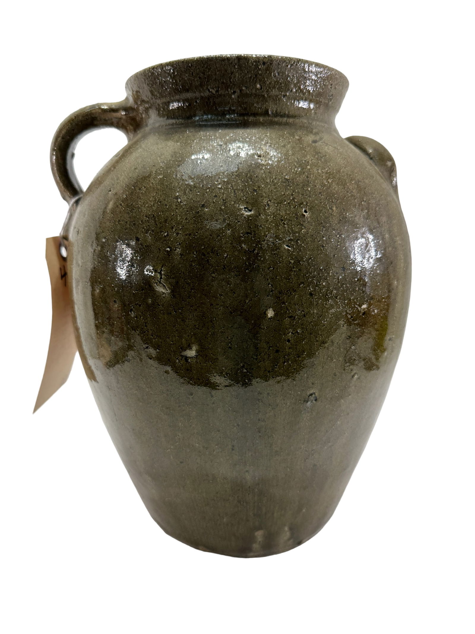 Single Handle 2 Gal. Edgefield Pottery Jug (1 of 4)