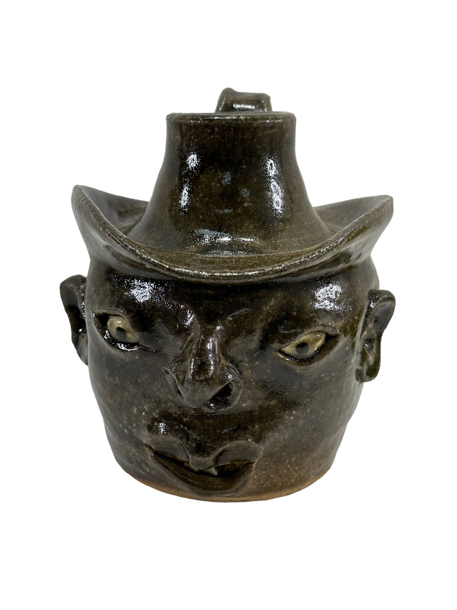 Signed David R. Meaders Face Jug (1 of 5)