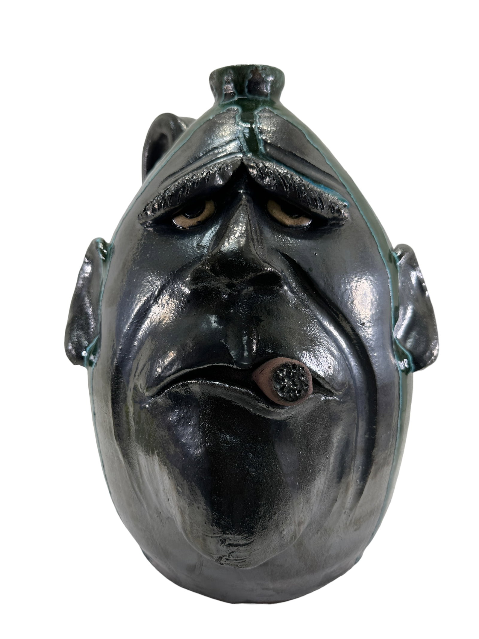 Signed Dal Burtchaell Face Jug (1 of 5)