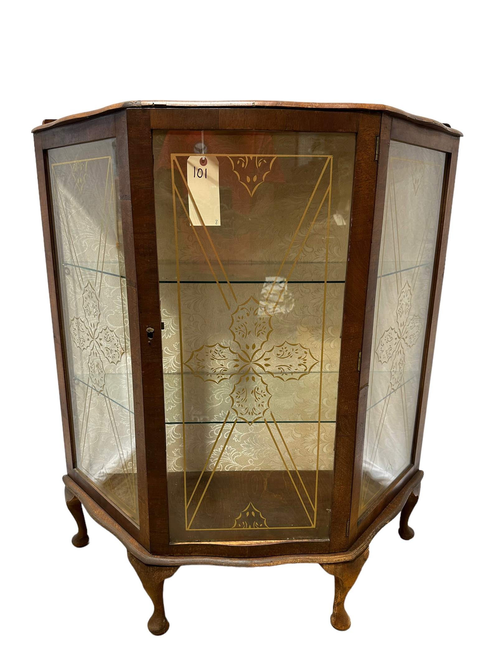 Vintage Art Deco Curio Cabinet (1 of 4)