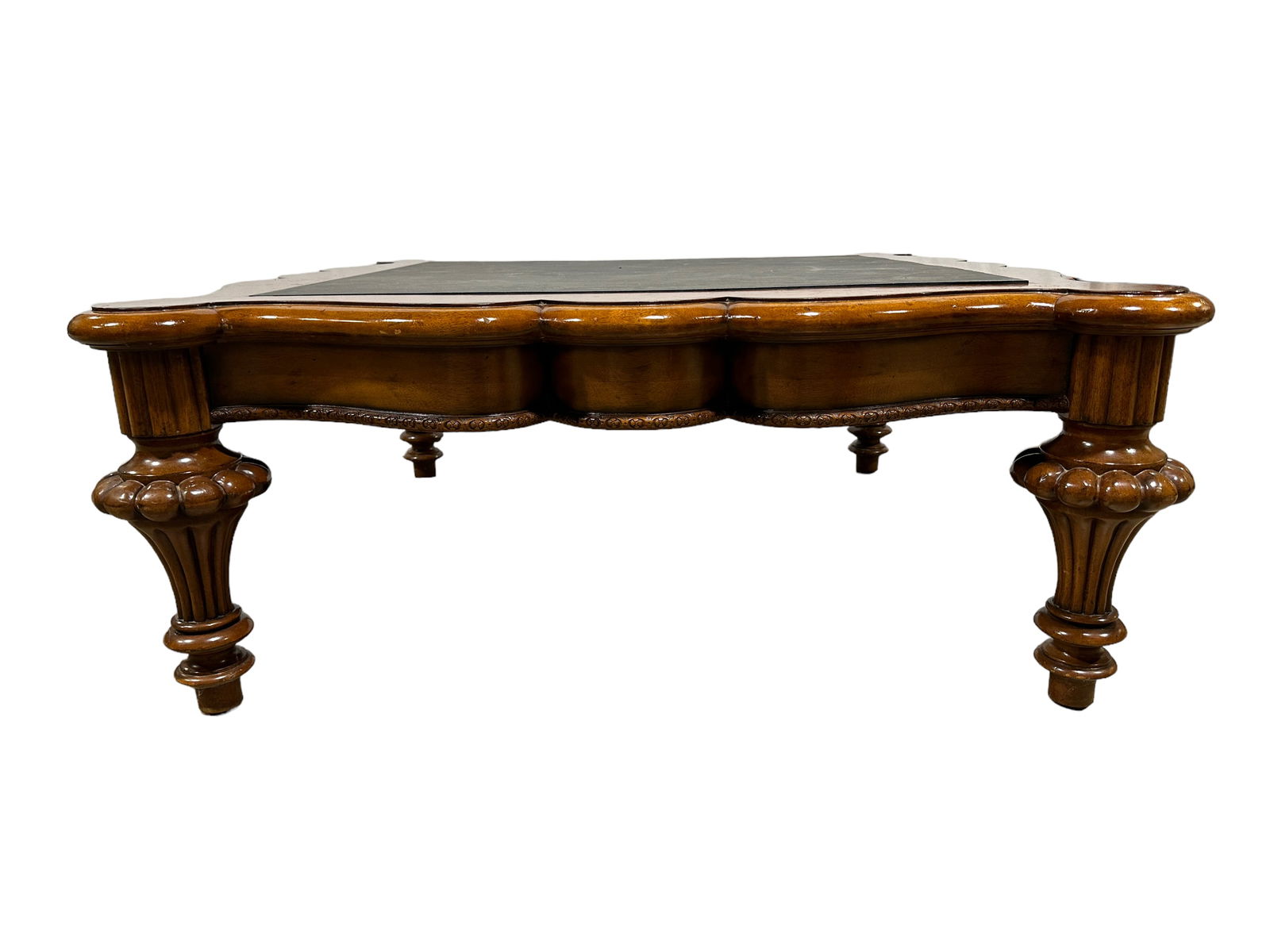 Large Hard Stone Top Coffee Table (1 of 3)