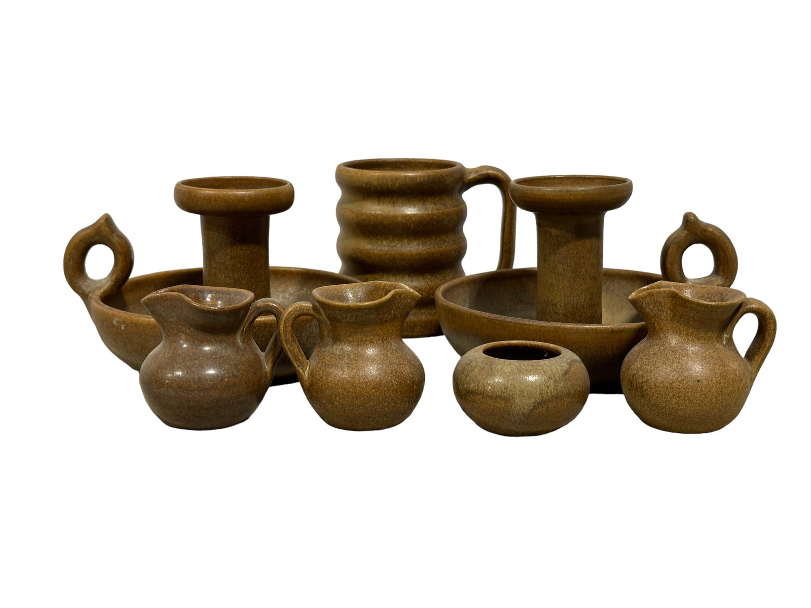 Lot of 7 W.J. Gordy Pottery Pieces: Lot of 7 W.J. Gordy Pottery Pieces