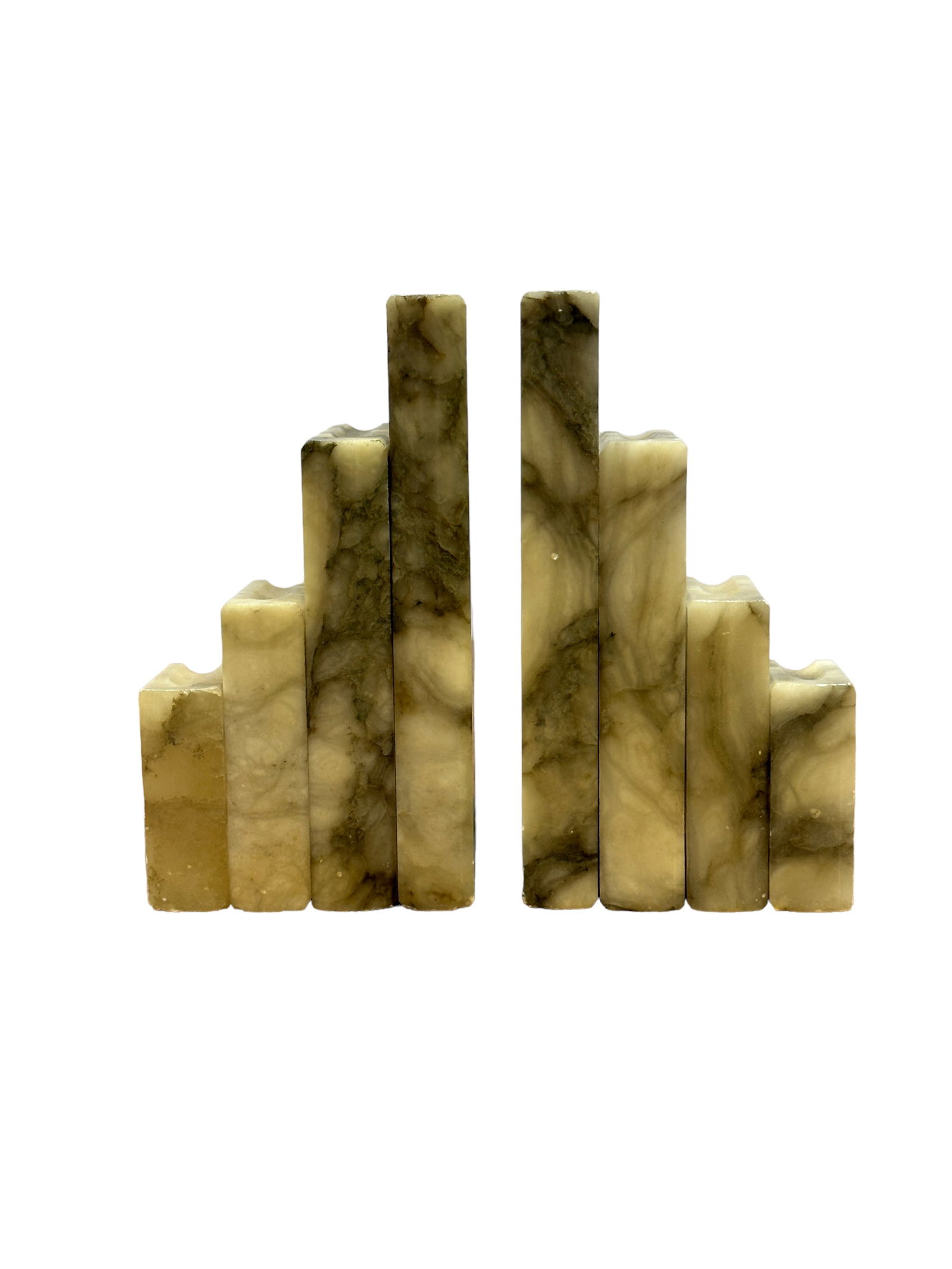 Pair of Alabaster Bookends (1 of 4)