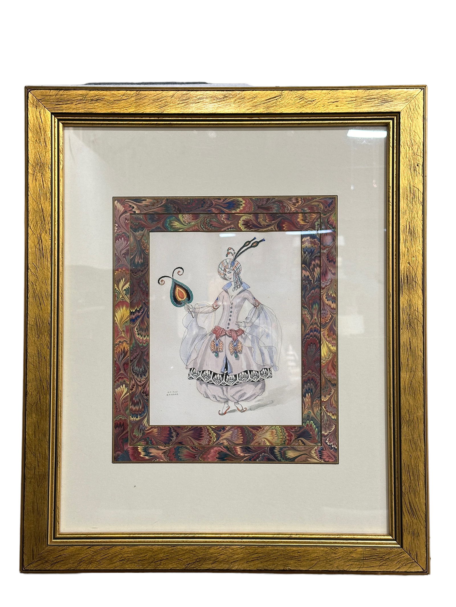 Framed George Barbier Print (1 of 4)