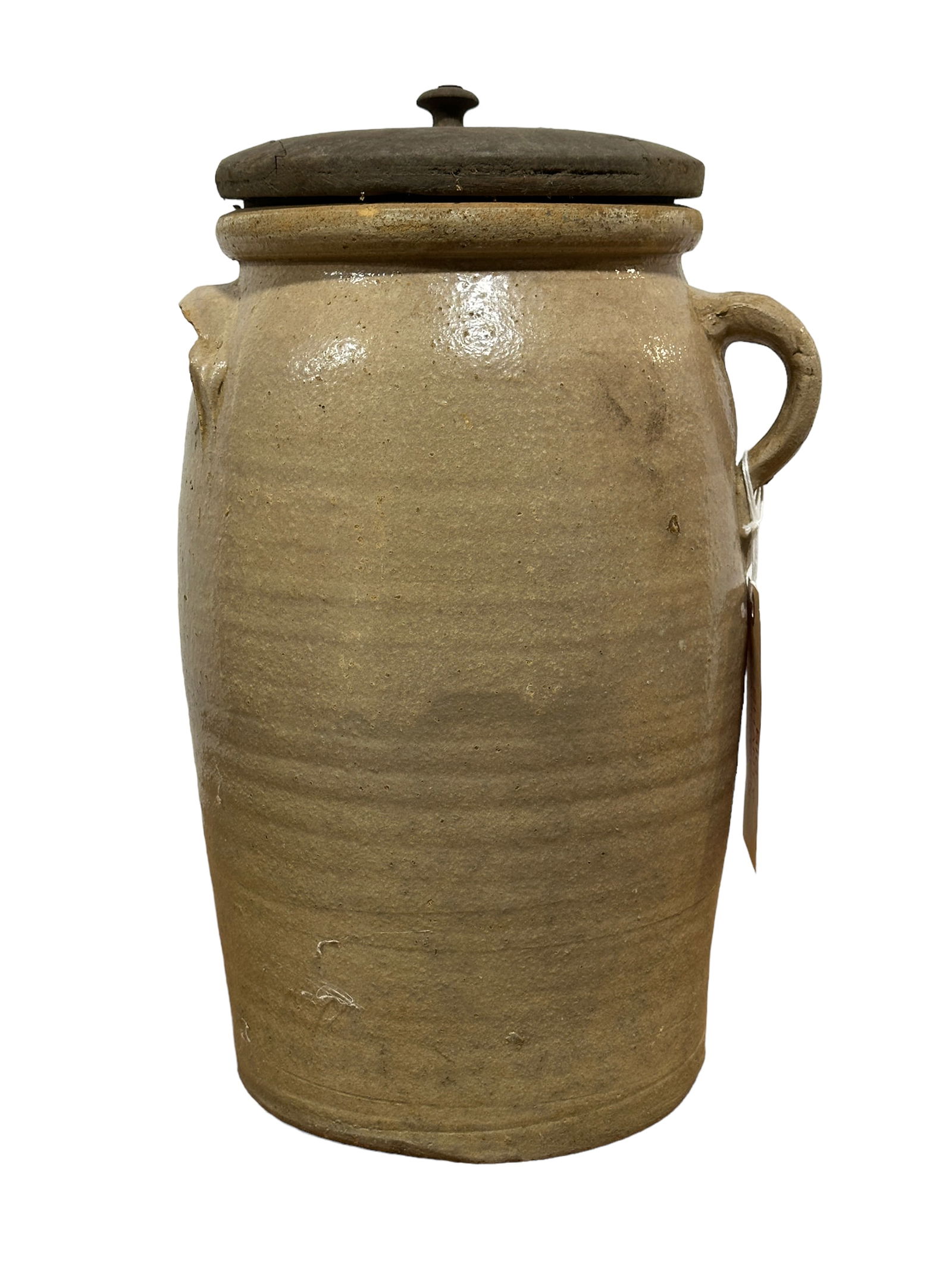 Single Handle Pottery Butter Churn (1 of 5)