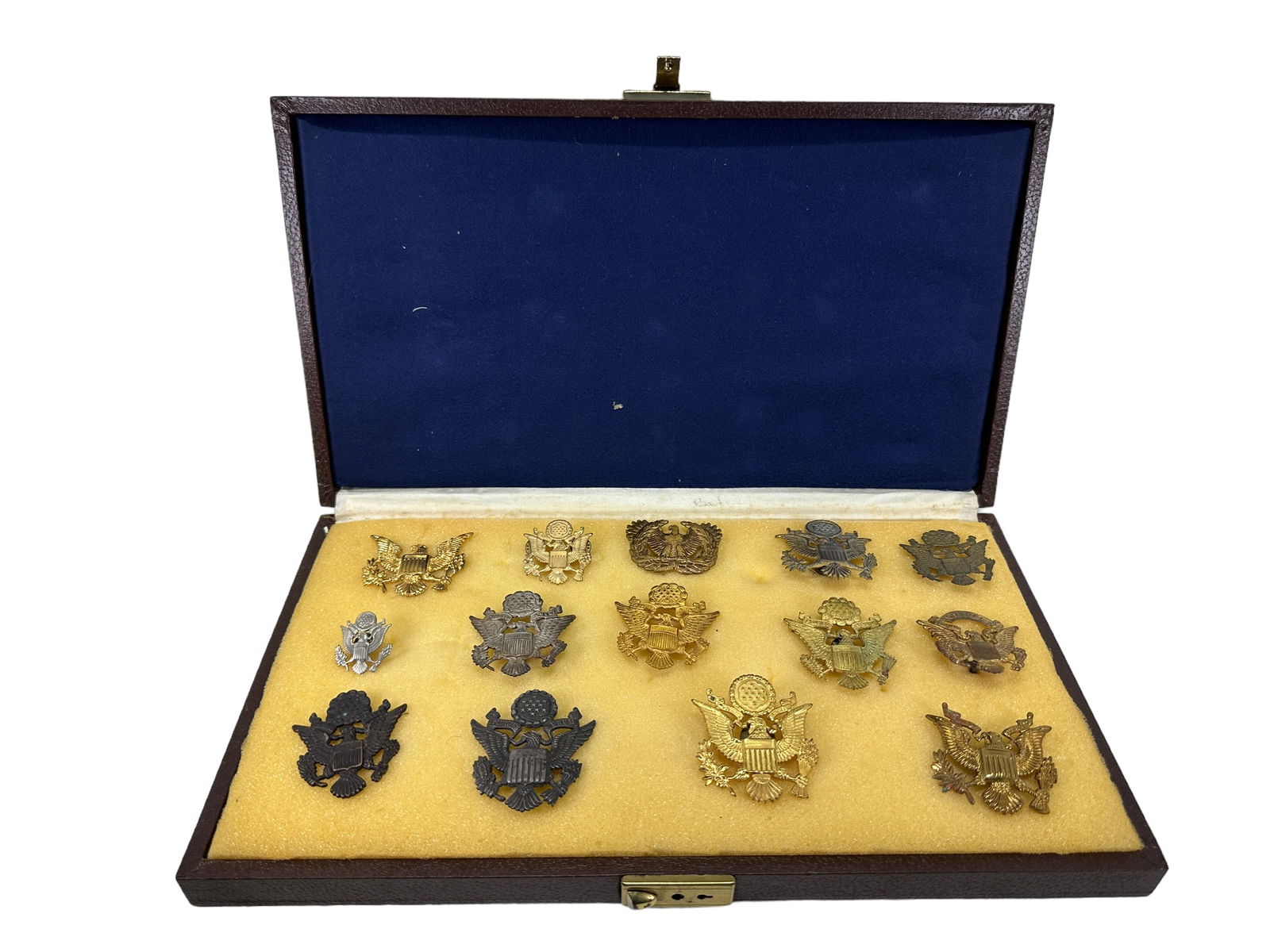 Lot of Assorted Military Visor Cap Badges (1 of 5)