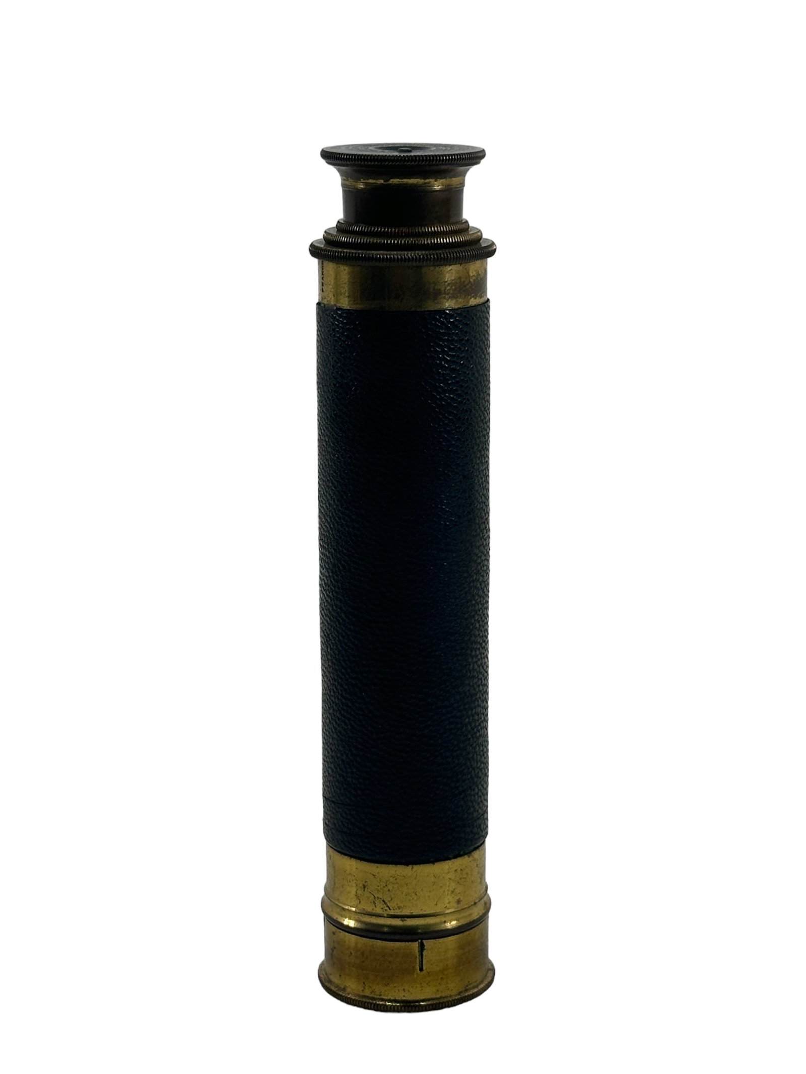 Antique French Brownscope Telescope: Antique French Brownscope Telescope. Measures 5.25" and 14.75" fully extended. Is marked brownscope and France.