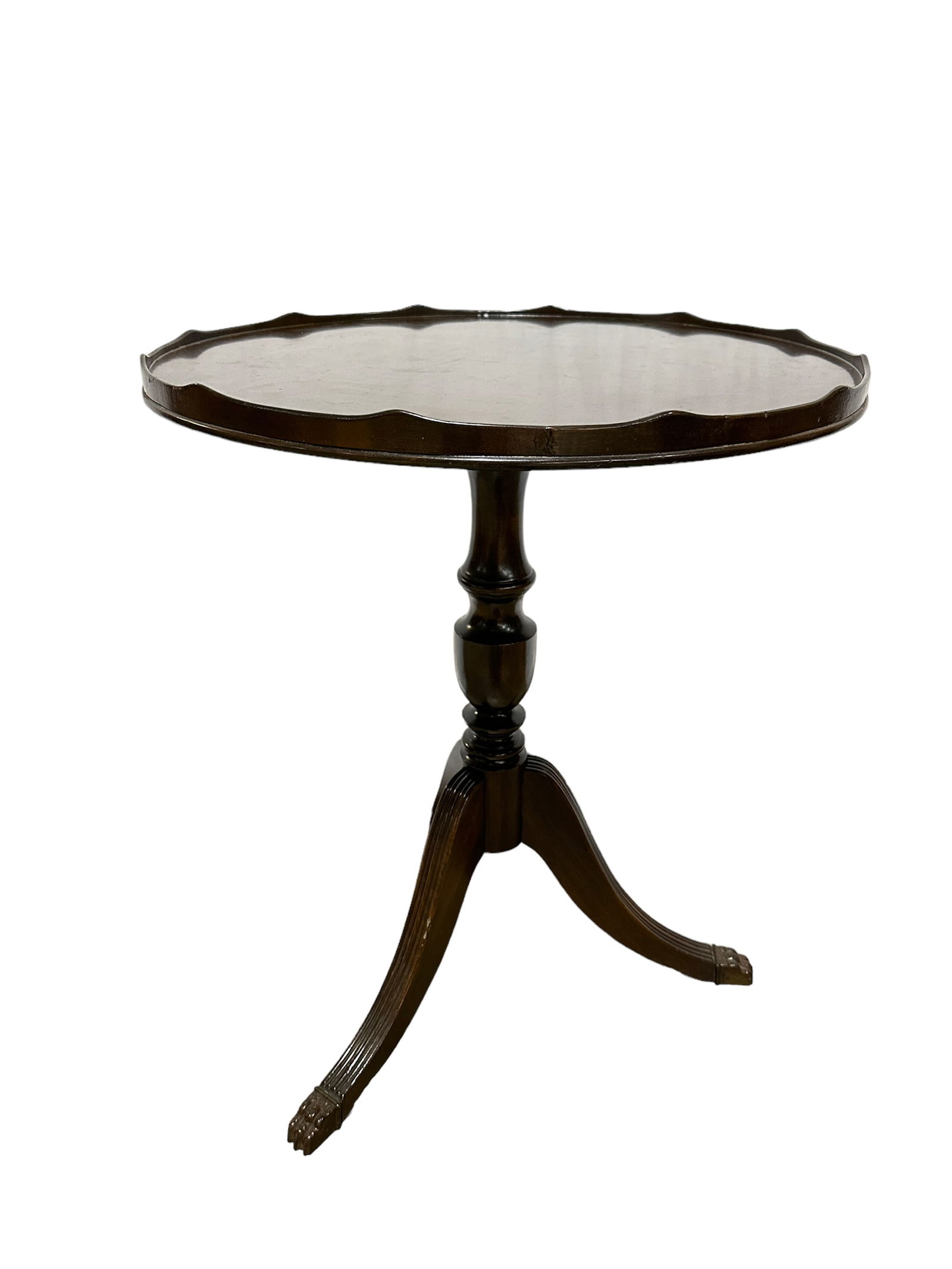 Antique Claw Foot Pedestal Table Auction
