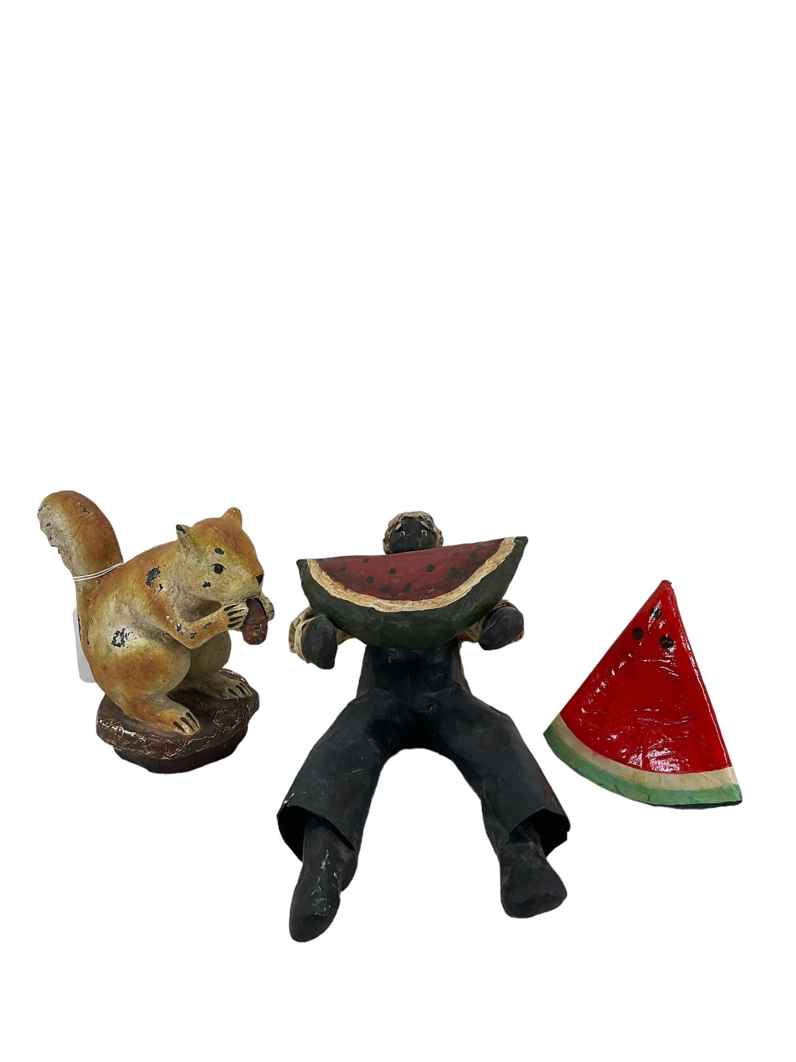 Lot of 3 Paper Mache Items (1 of 5)