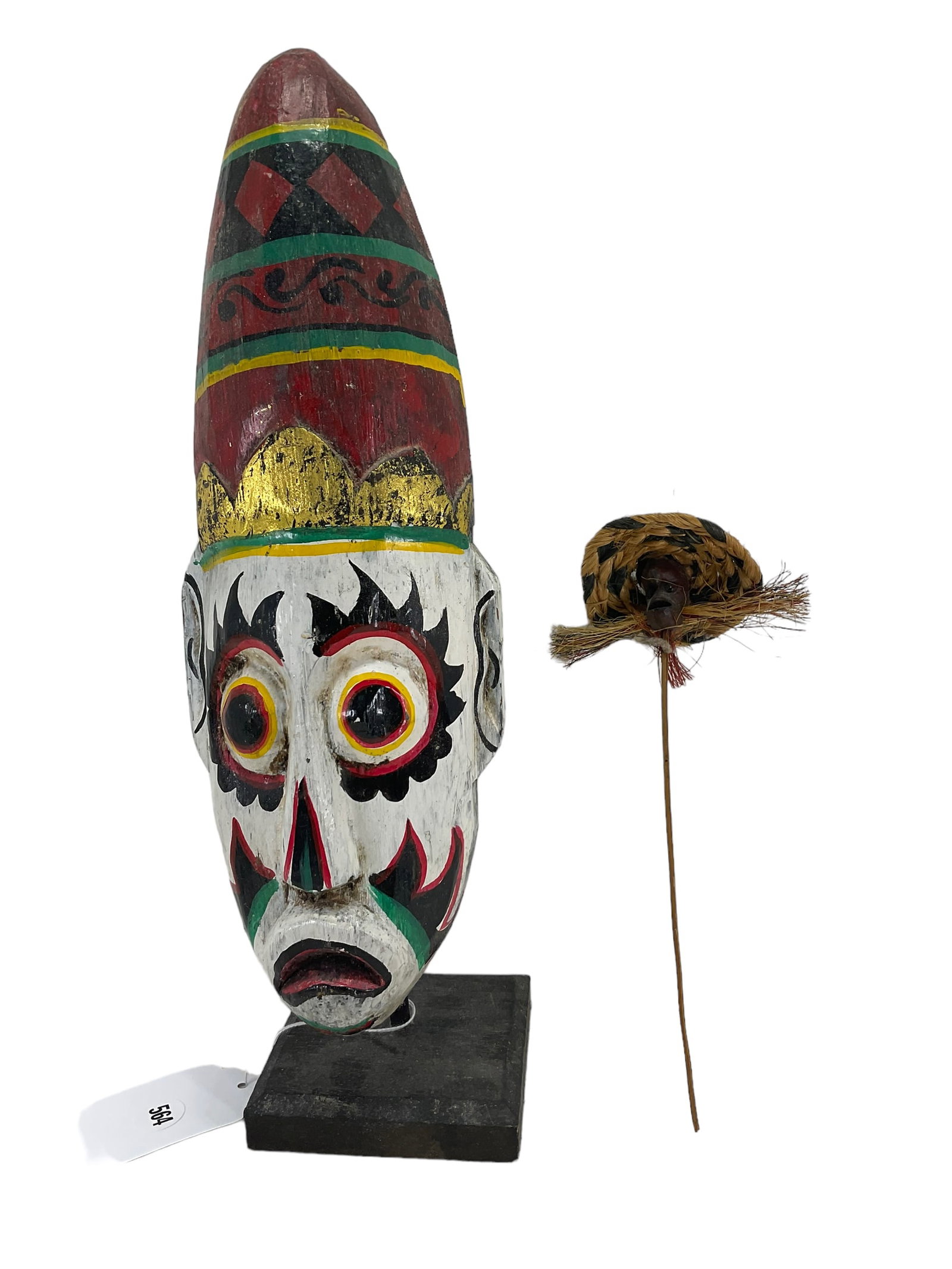 Lot of 2 Folk Art Items (1 of 5)