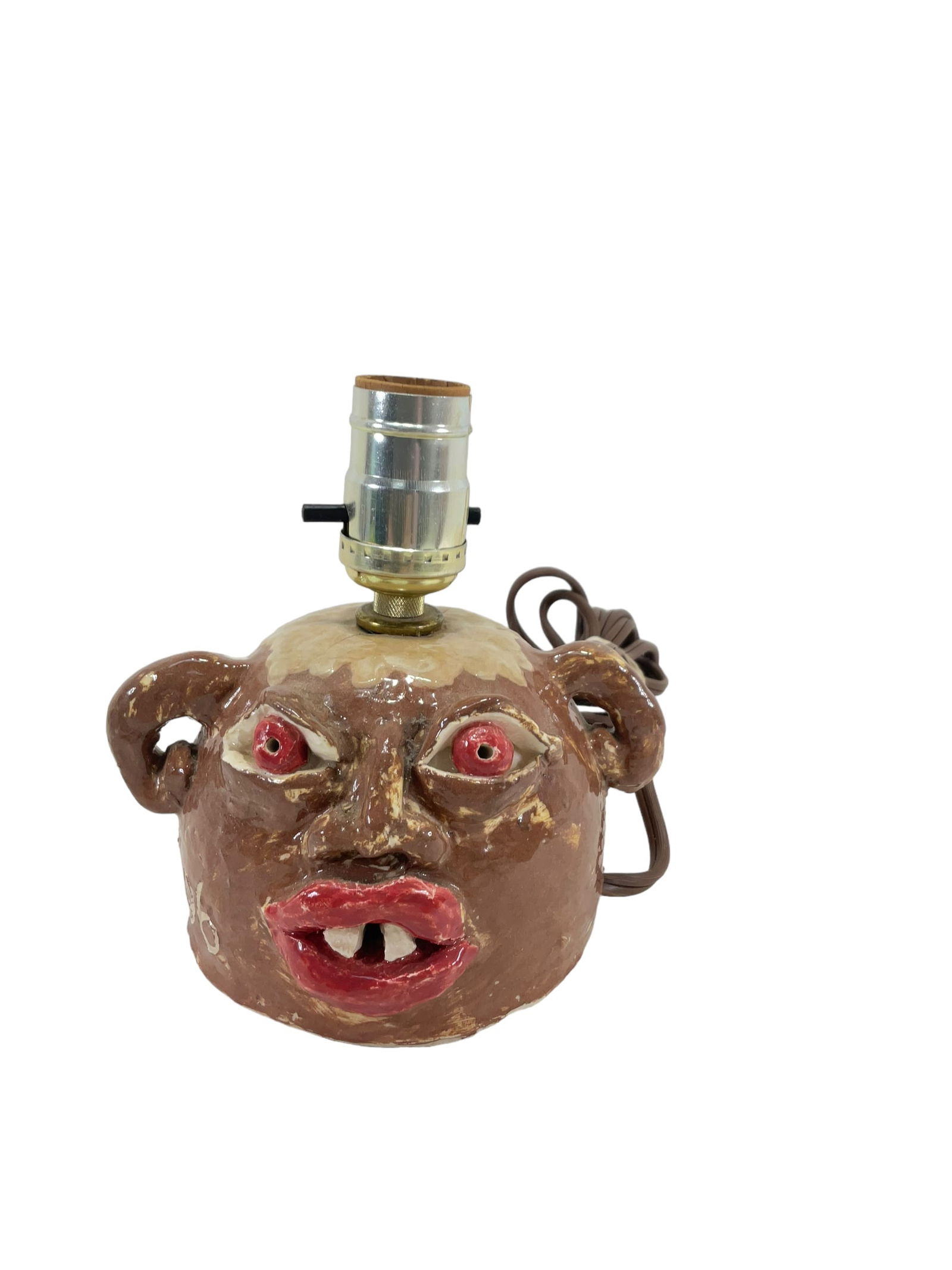 Ed Gilliam Signed Pottery Lamp (1 of 6)