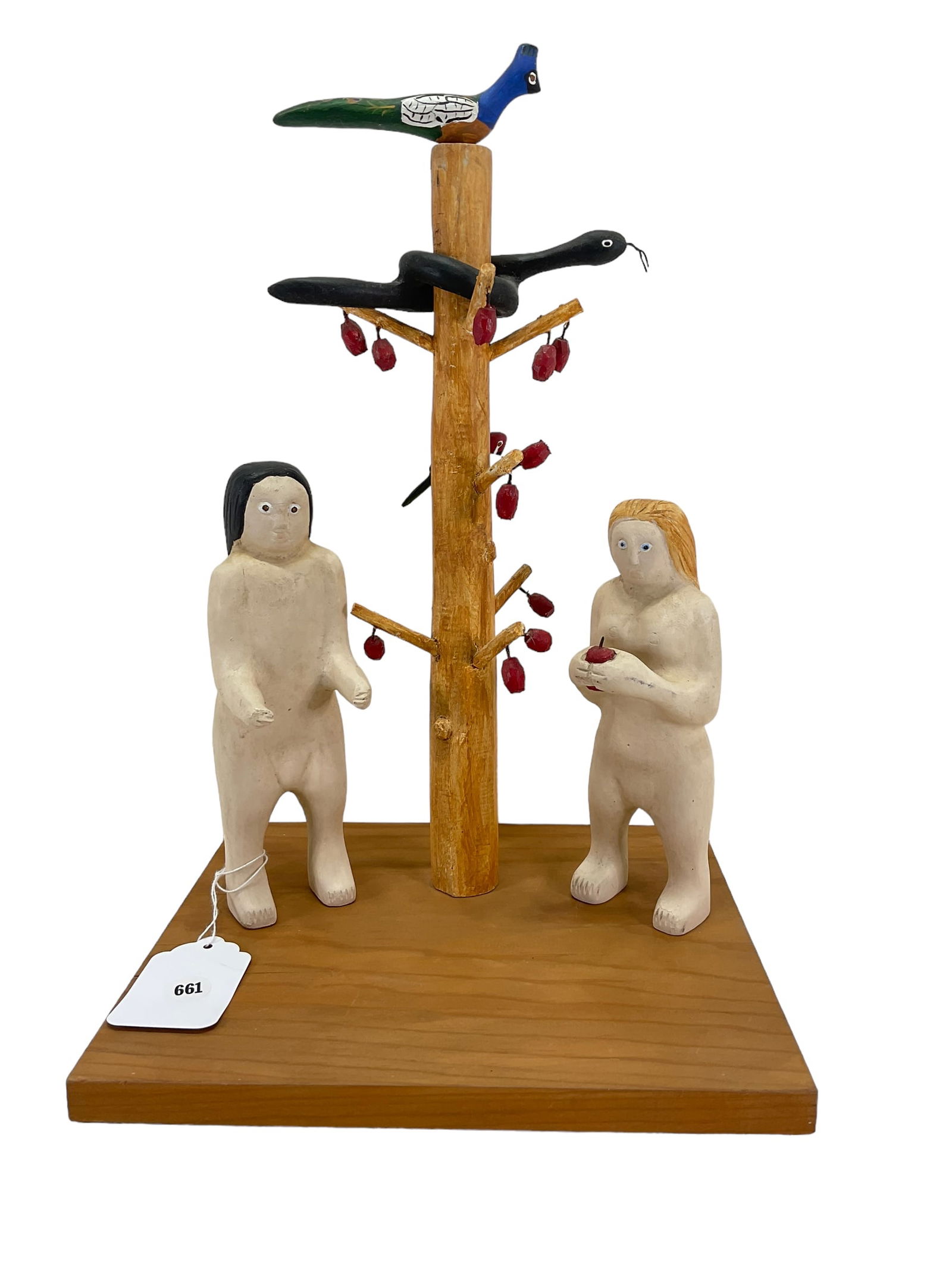 Ted Nichols Adam & Eve Folk Art Set (1 of 6)