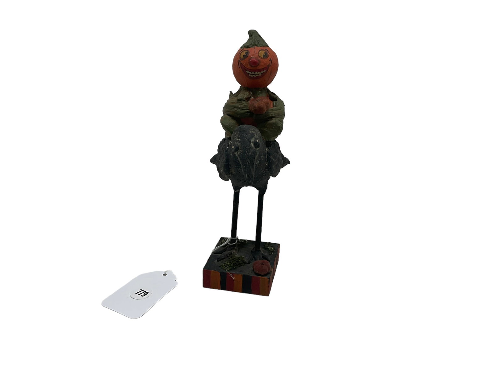 Trish Lowsader Folk Art Pumpkin Halloween Figure (1 of 5)