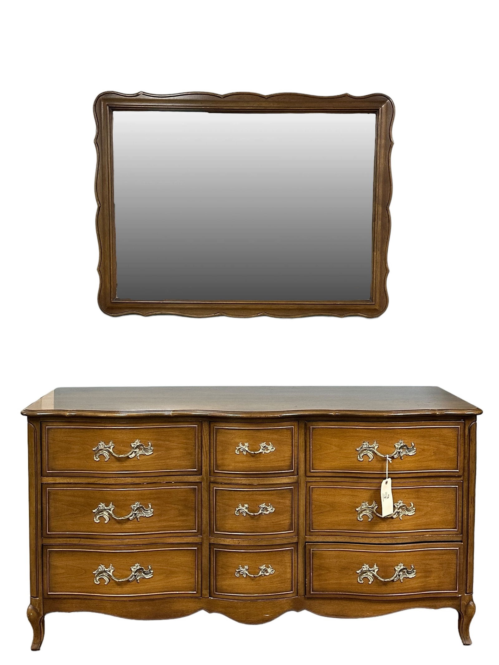 Drexel French Provincial Dresser & Mirror (1 of 8)