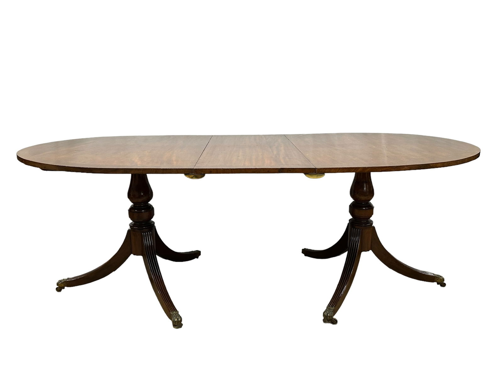 Georgian English  Inlay Dining Table w/ One Leaf (1 of 5)