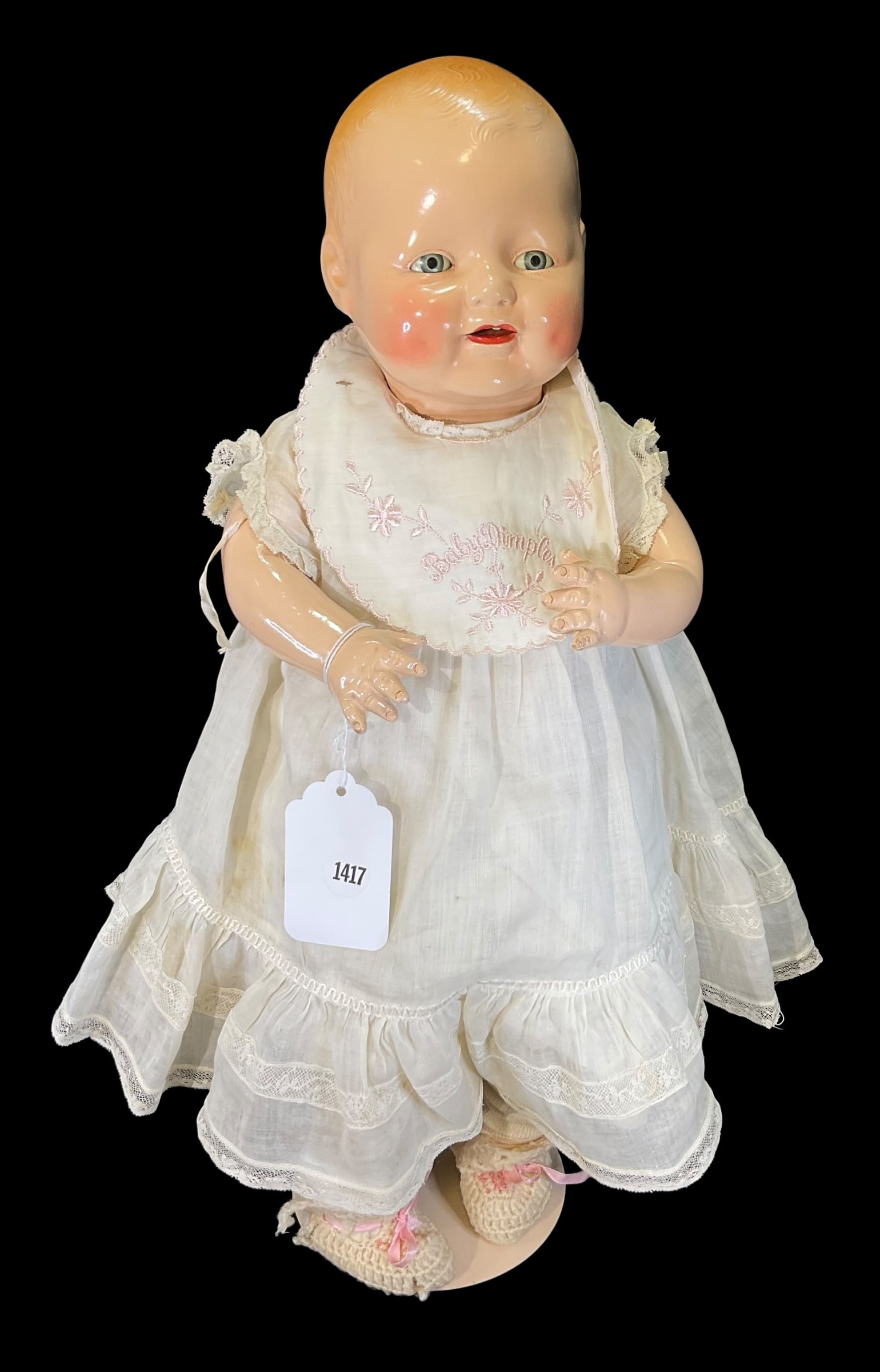 E.I.H. Co. "Dimples" Horsman Composition Doll (1 of 4)