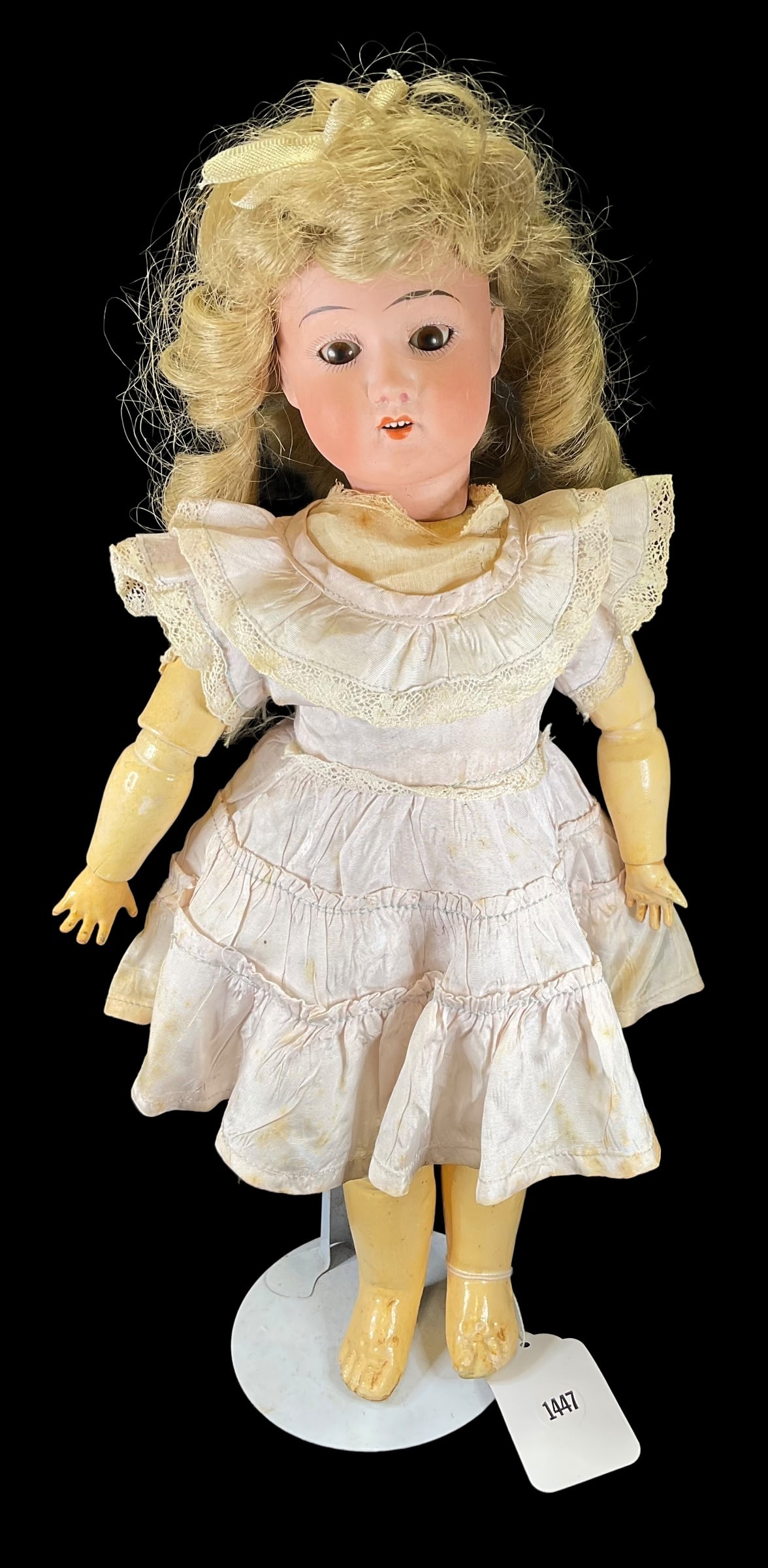 Antique H & Co Viola Porcelain Doll (1 of 4)