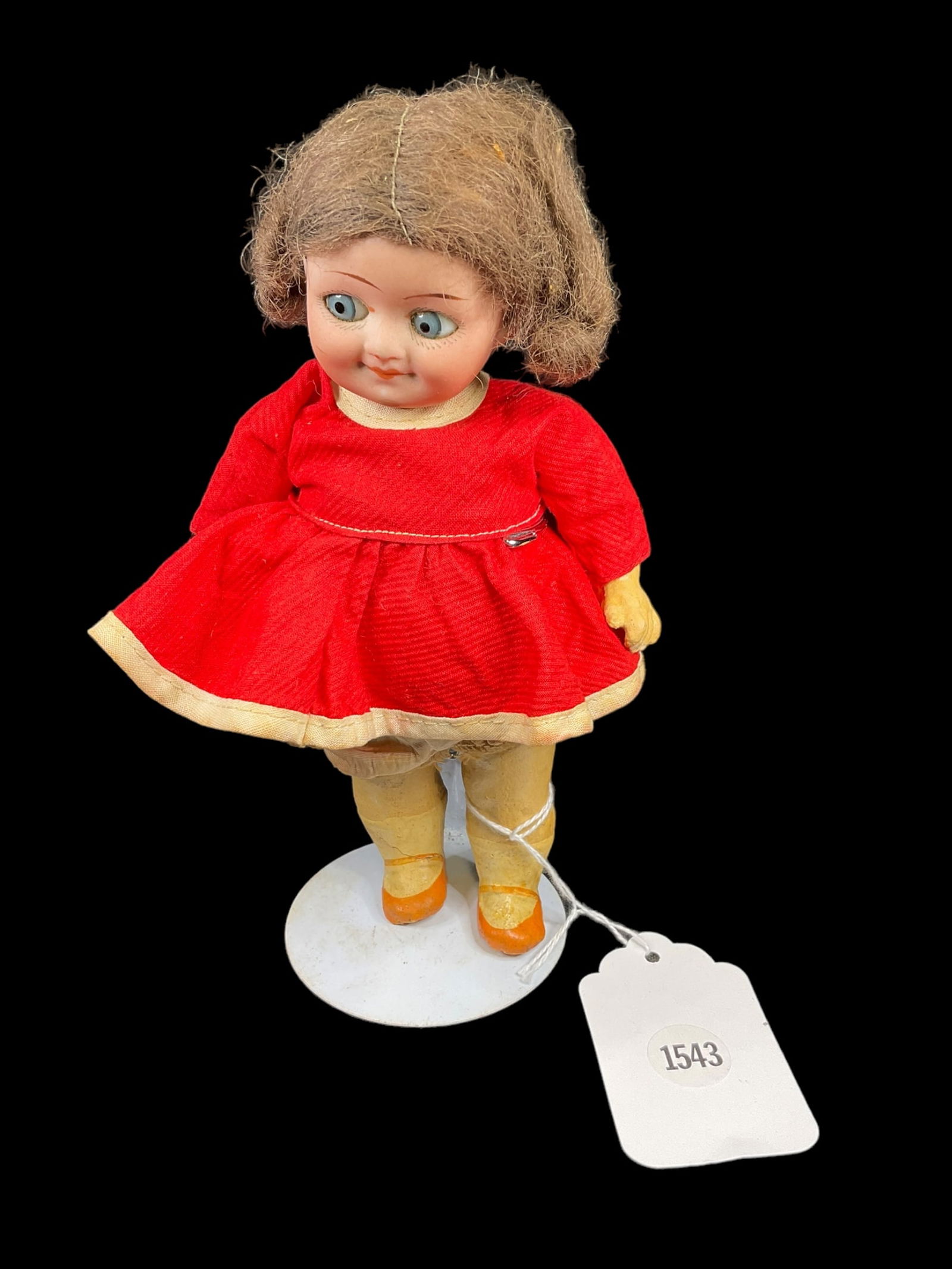 Small Antique Walther & Co Googly Eyed Dolls (1 of 4)