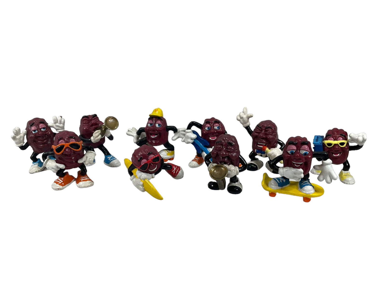 10 California Raisin Figures (1 of 5)
