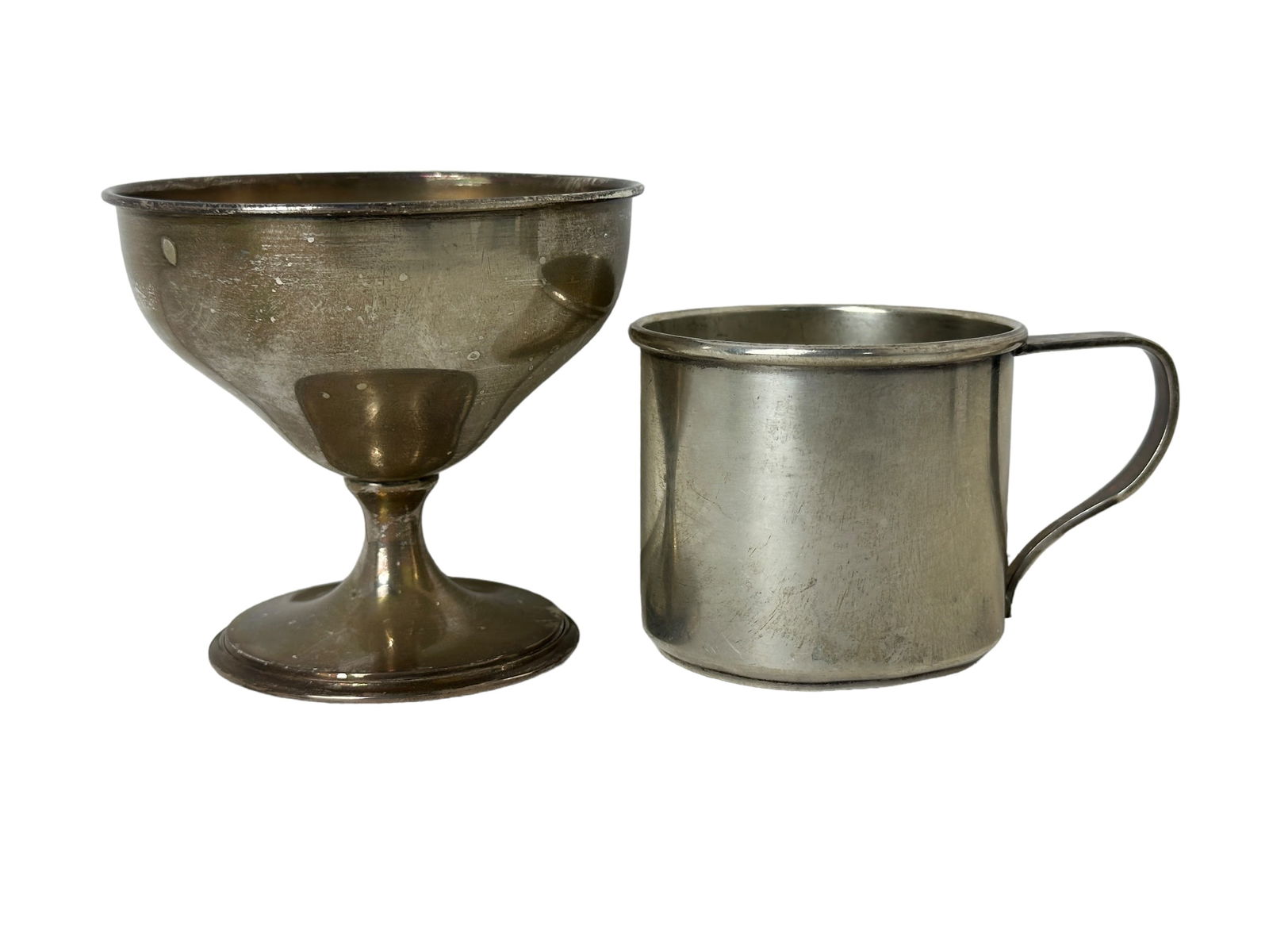 Sterling Silver Goblet & Wallace Sterling Cup (1 of 5)